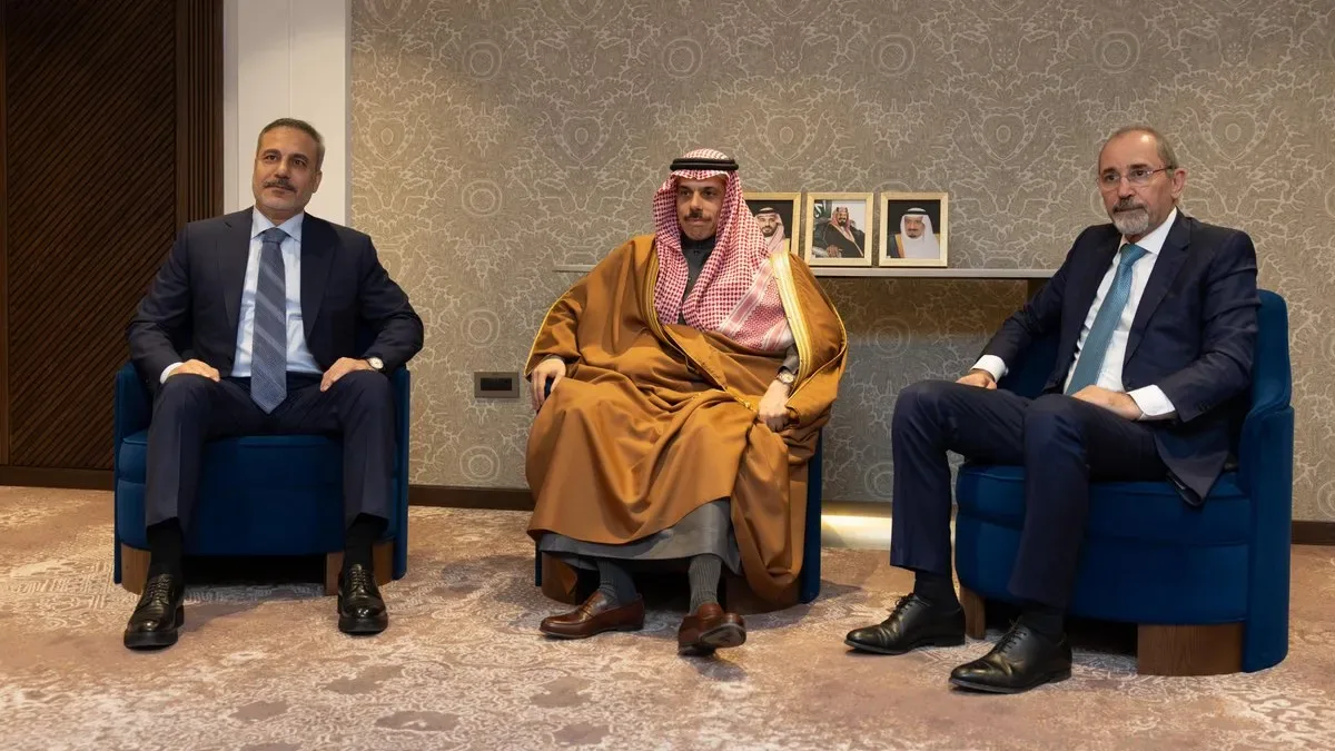 Dışişleri Bakanı Fidan'dan Riyad'da Kritik Üçlü Buluşma Dışişleri Bakanı Fidan'dan Riyad'da Kritik Üçlü Buluşma
