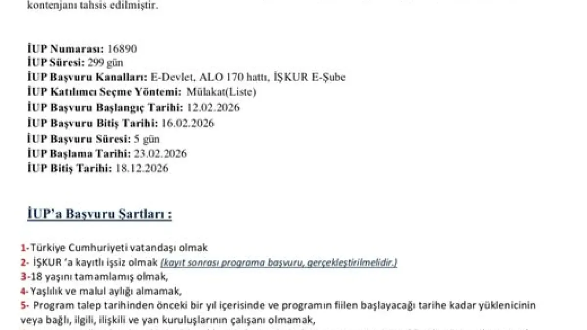 İnegöl'de 15 Kişilik İstihdam Fırsatı: İŞKUR Programı Başvuruları Ne Zaman? İnegöl'de 15 Kişilik İstihdam Fırsatı: İŞKUR Programı Başvuruları Ne Zaman?