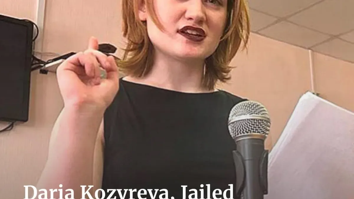 Rusya'da Şiirle Protesto Eden Aktiviste Hapis: Daria Kozyreva Neden Serbest Kaldı? Rusya'da Şiirle Protesto Eden Aktiviste Hapis: Daria Kozyreva Neden Serbest Kaldı?