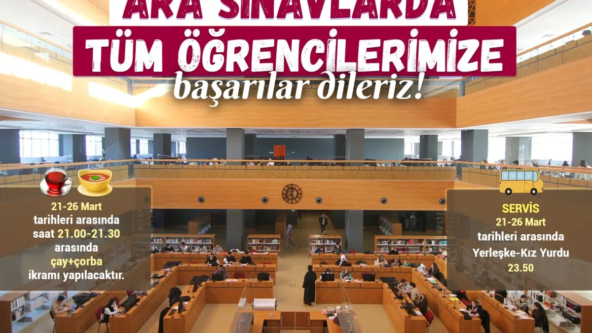 İstanbul 29 Mayıs Üniversitesi'nden Vize Haftasında Öğrencilere Sıcak Destek İstanbul 29 Mayıs Üniversitesi'nden Vize Haftasında Öğrencilere Sıcak Destek