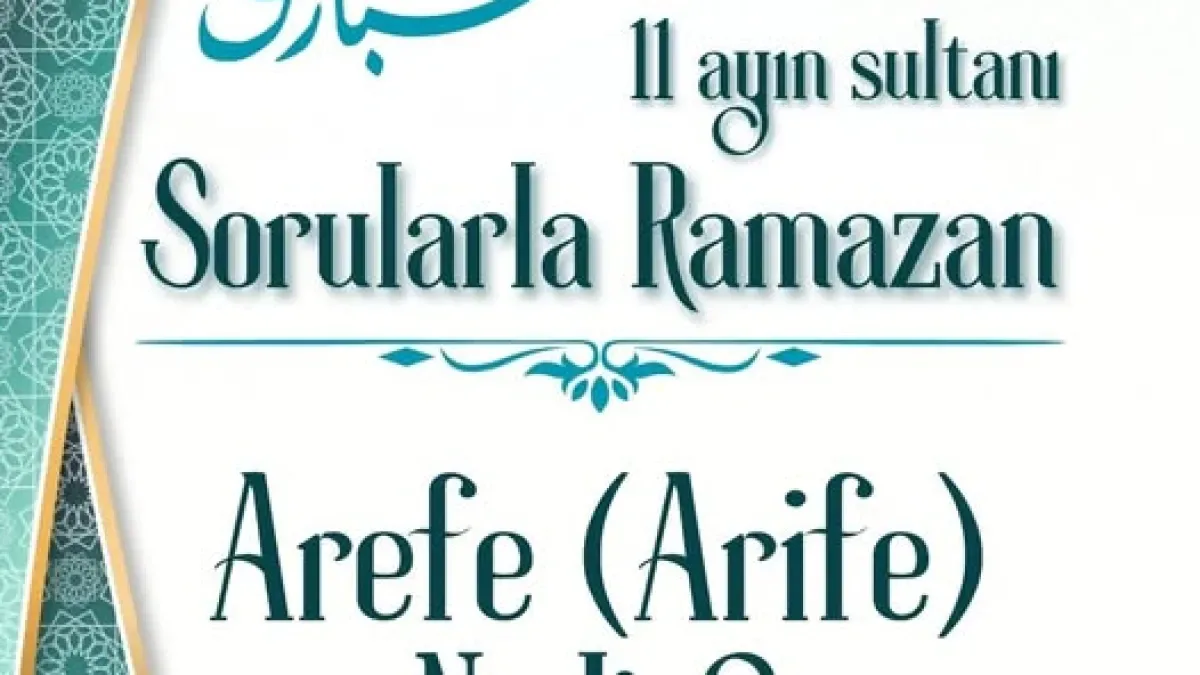 Başakşehir İlim Merkezi'nden Ramazan Arefesi İçin Özel Program: Sorularla Ramazan Başakşehir İlim Merkezi'nden Ramazan Arefesi İçin Özel Program: Sorularla Ramazan