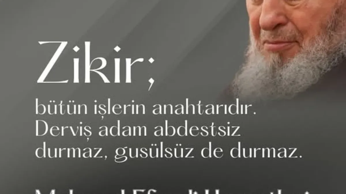 Başakşehir İlim Merkezi'nde Manevi Hayatın İki Temel Şartı Başakşehir İlim Merkezi'nde Manevi Hayatın İki Temel Şartı