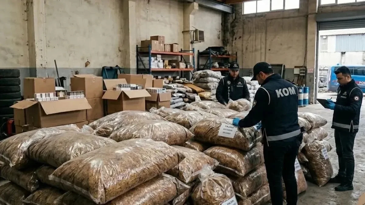 Yalova'da Kaçak Tütün Ağına Operasyon: 79 İlde Vergi Kaybı Önlendi Yalova'da Kaçak Tütün Ağına Operasyon: 79 İlde Vergi Kaybı Önlendi