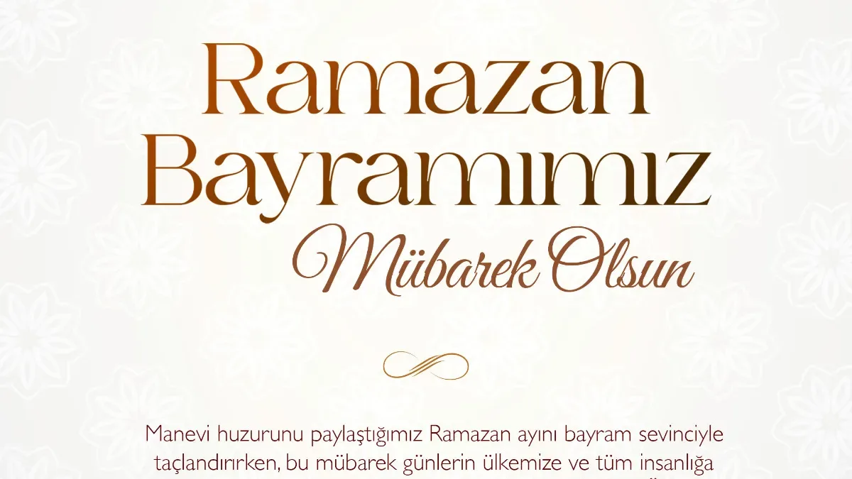 Medeniyet Üniversitesi'nden Ramazan Bayramı Mesajı: Bu Bayramın Anlamı Ne? Medeniyet Üniversitesi'nden Ramazan Bayramı Mesajı: Bu Bayramın Anlamı Ne?