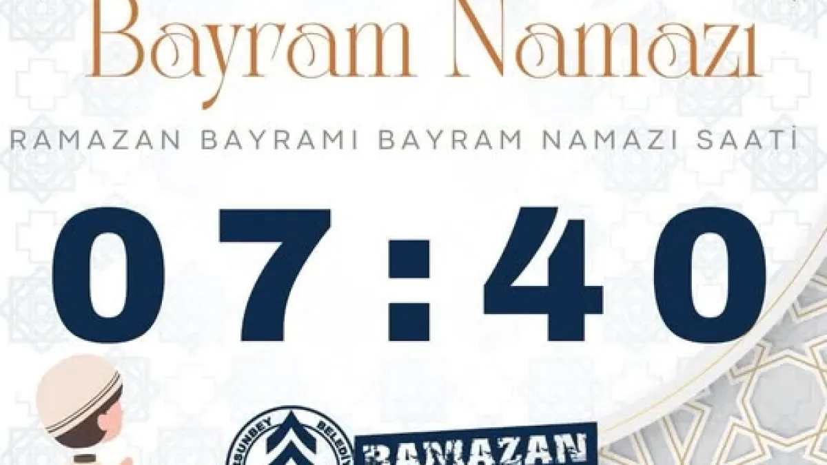 Dursunbey'de Bayram Namazı Saati Belli Oldu: 20 Mart Cuma Sabahı Dursunbey'de Bayram Namazı Saati Belli Oldu: 20 Mart Cuma Sabahı