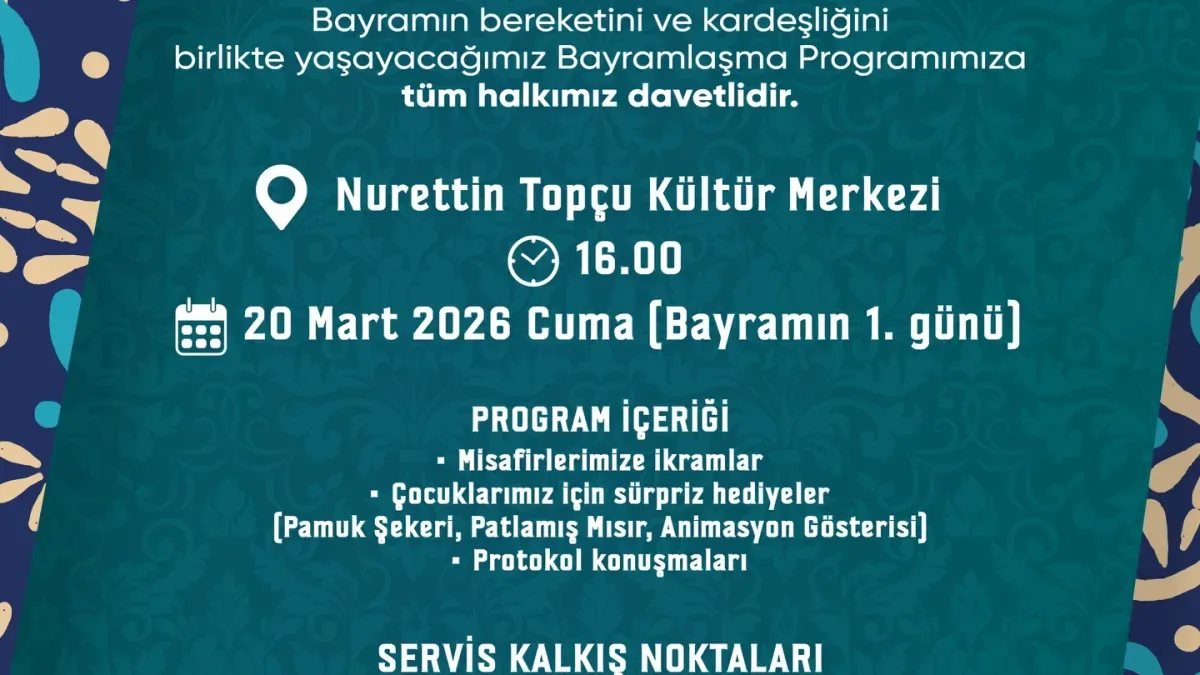 Bahçelievler'de Bayramın İlk Gününde Ne Olacak? Bahçelievler'de Bayramın İlk Gününde Ne Olacak?