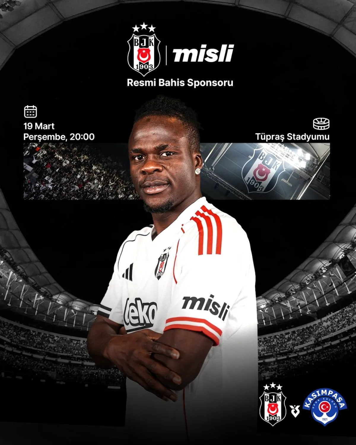 Beşiktaş, Kasımpaşa Karşısında Galibiyet İçin Sahaya Çıkıyor: Heyecan Misli'de Beşiktaş, Kasımpaşa Karşısında Galibiyet İçin Sahaya Çıkıyor: Heyecan Misli'de