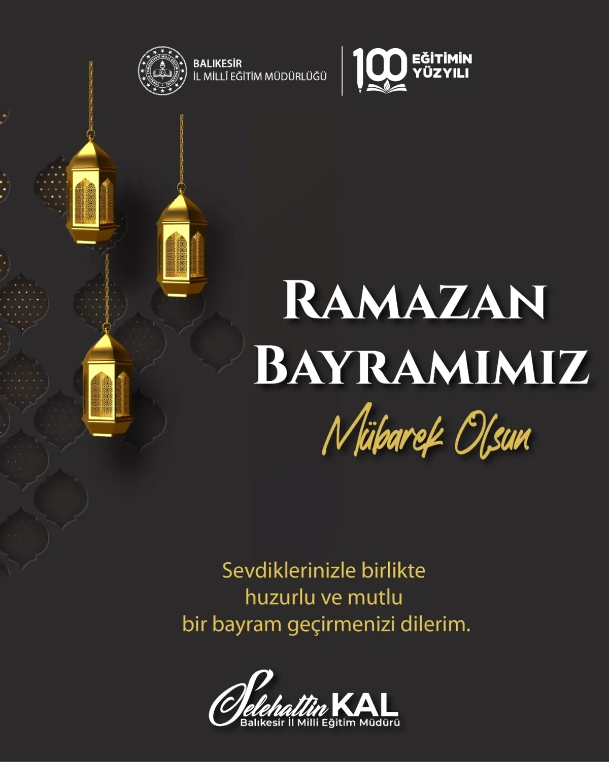 Balıkesir'de Eğitim Liderinden Bayram Vurgusu: Sevgi ve Hoşgörü Çağrısı Balıkesir'de Eğitim Liderinden Bayram Vurgusu: Sevgi ve Hoşgörü Çağrısı