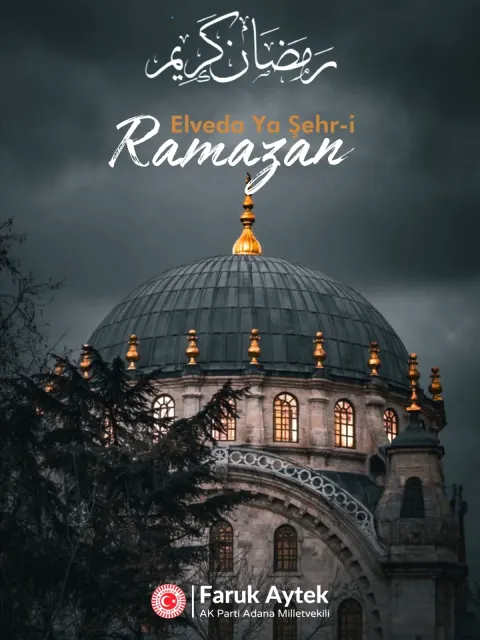 AK Partili Faruk Aytek'ten Manidar Paylaşım: "Şehr-i Ramazan'a Elveda" Dedi
