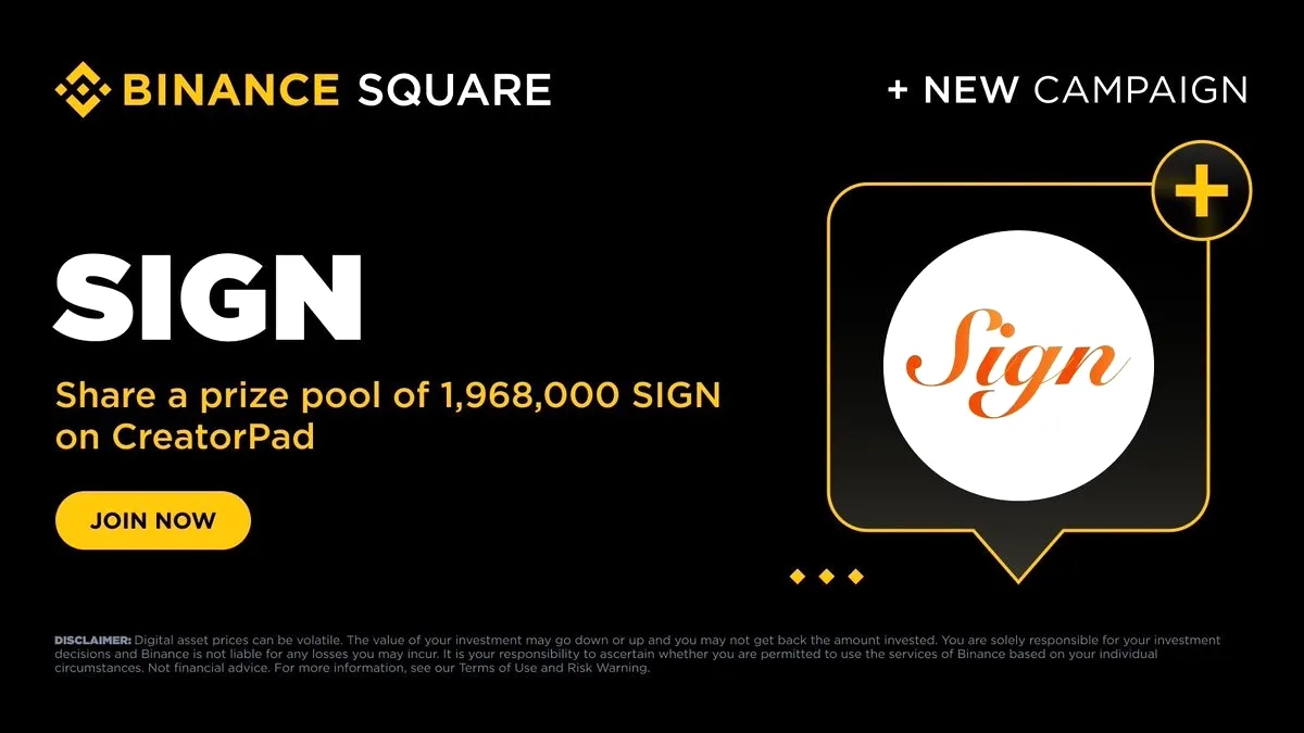Binance Kullanıcılarına Özel: Creatorpad Görevlerini Tamamla, SIGN Ödüllerini Kap Binance Kullanıcılarına Özel: Creatorpad Görevlerini Tamamla, SIGN Ödüllerini Kap