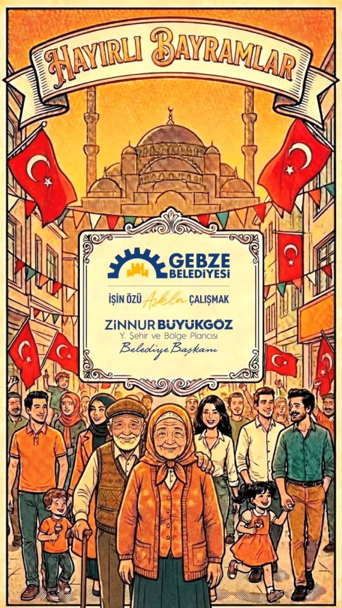 Gebze Belediyesi'nden Bayram Mesajı: "Eski Bayramlar" Nostaljisine Yer Yok Gebze Belediyesi'nden Bayram Mesajı: "Eski Bayramlar" Nostaljisine Yer Yok