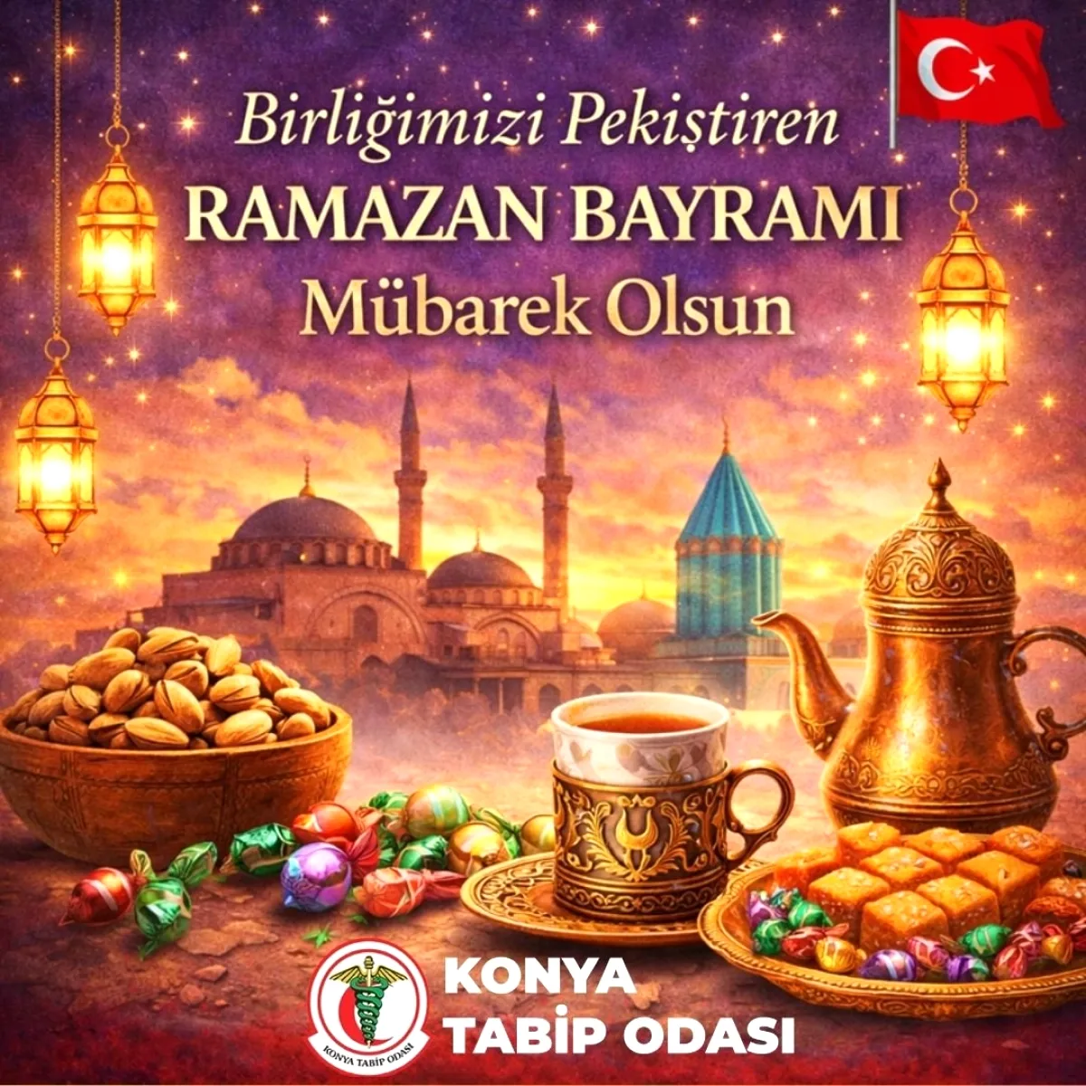Konya Tabip Odası'ndan Bayram Mesajı: Pekişen Birlik ve Sağlık Temennileri Konya Tabip Odası'ndan Bayram Mesajı: Pekişen Birlik ve Sağlık Temennileri