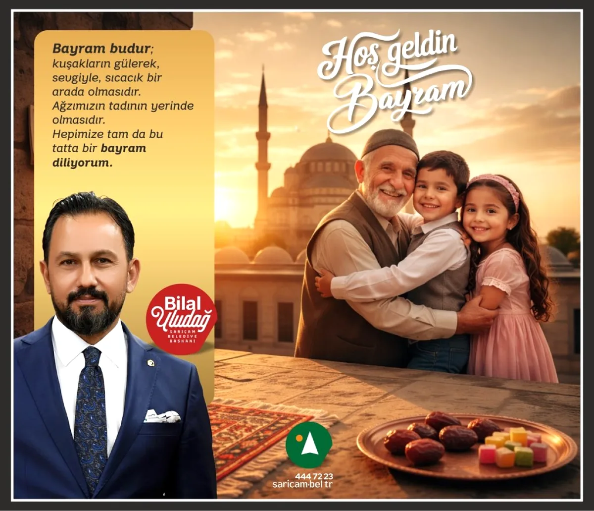 Adana Sarıçam'da Bayram Mesajı: Başkan Uludağ'ın Temennisi Ne? Adana Sarıçam'da Bayram Mesajı: Başkan Uludağ'ın Temennisi Ne?