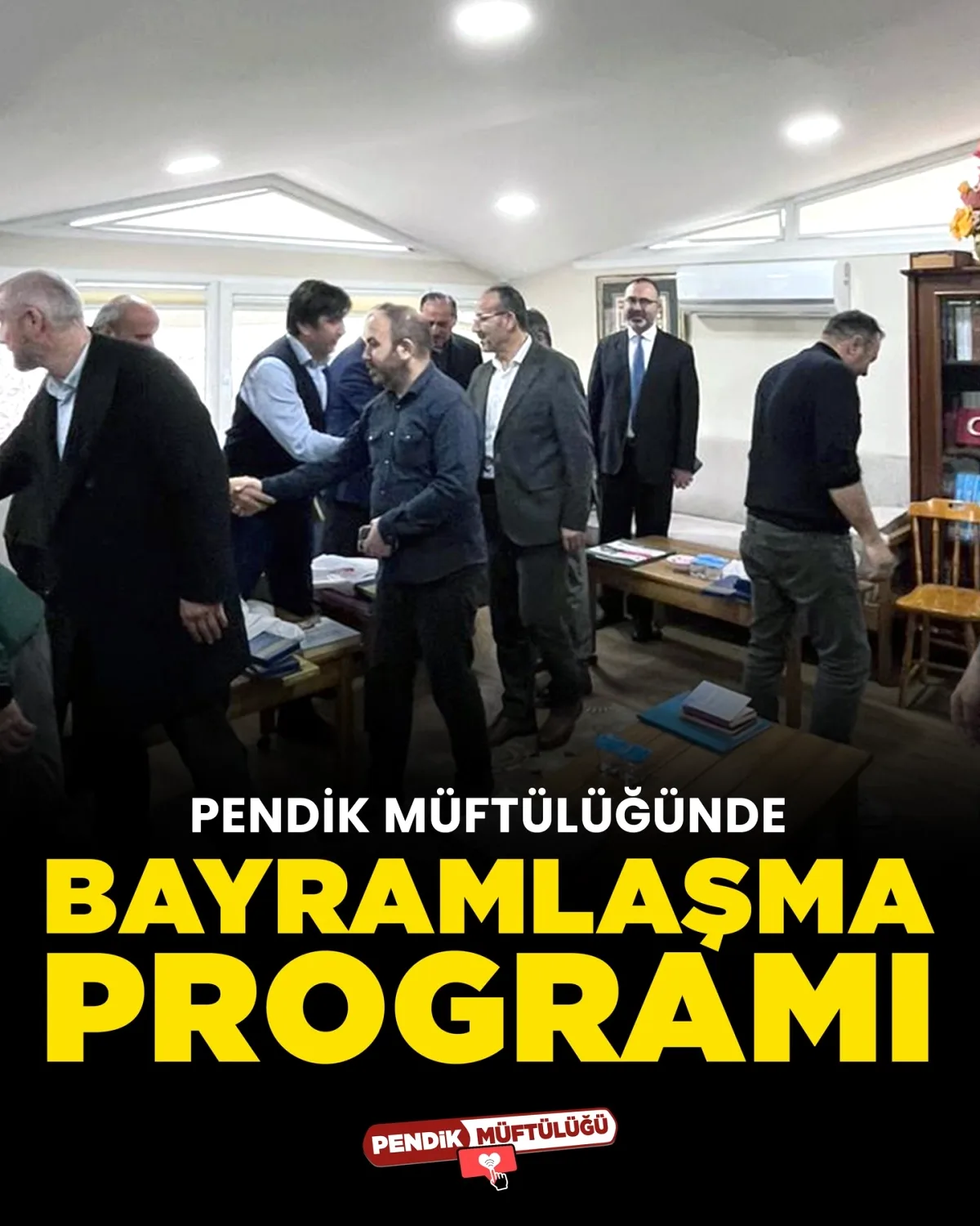 Müftü Musa Bilgiç, Pendik'te Personeliyle Bayramlaştı Müftü Musa Bilgiç, Pendik'te Personeliyle Bayramlaştı