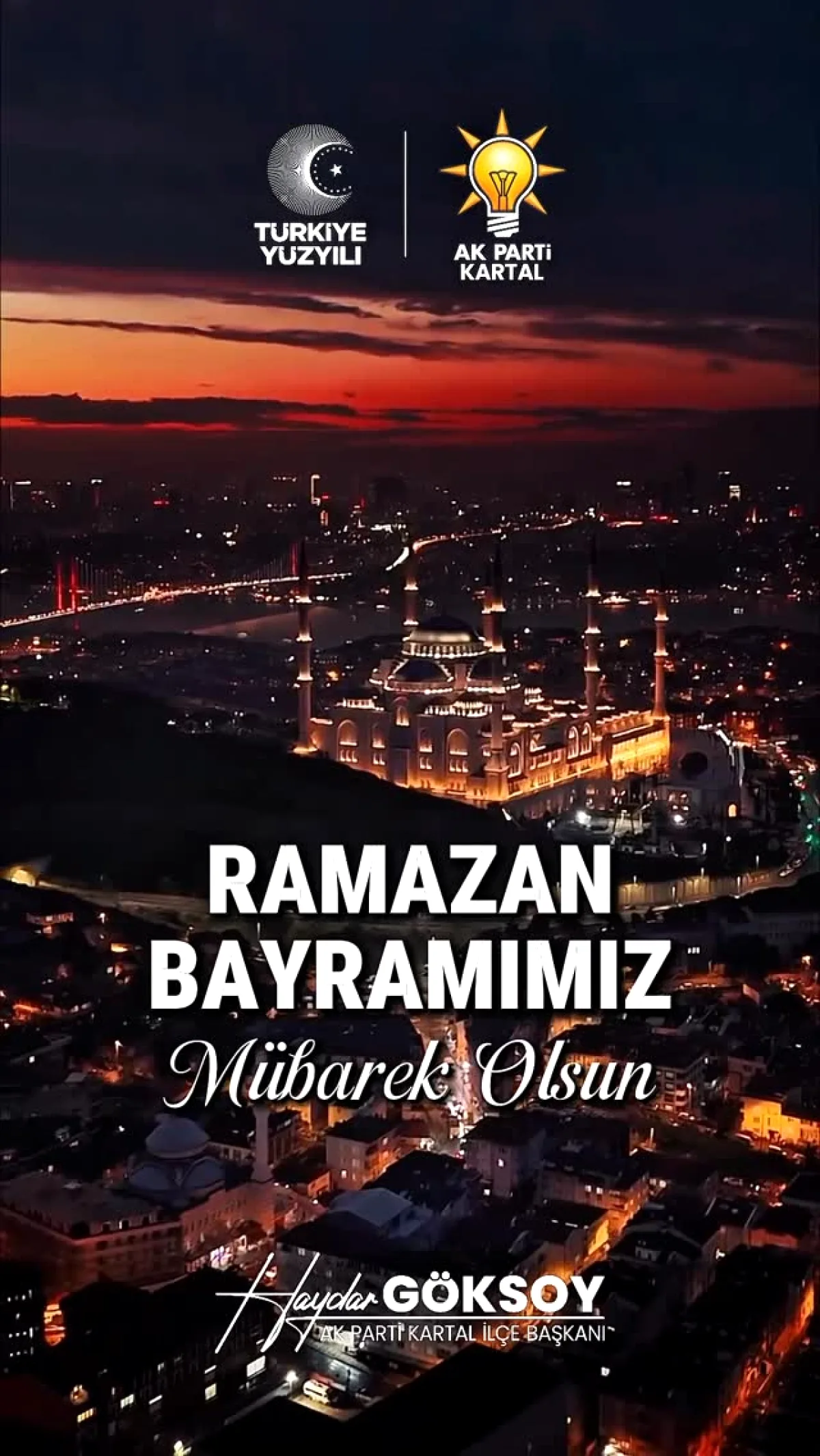 Kartal'dan Ramazan Mesajı: AK Parti İlçe Teşkilatından Birlik Vurgusu Kartal'dan Ramazan Mesajı: AK Parti İlçe Teşkilatından Birlik Vurgusu