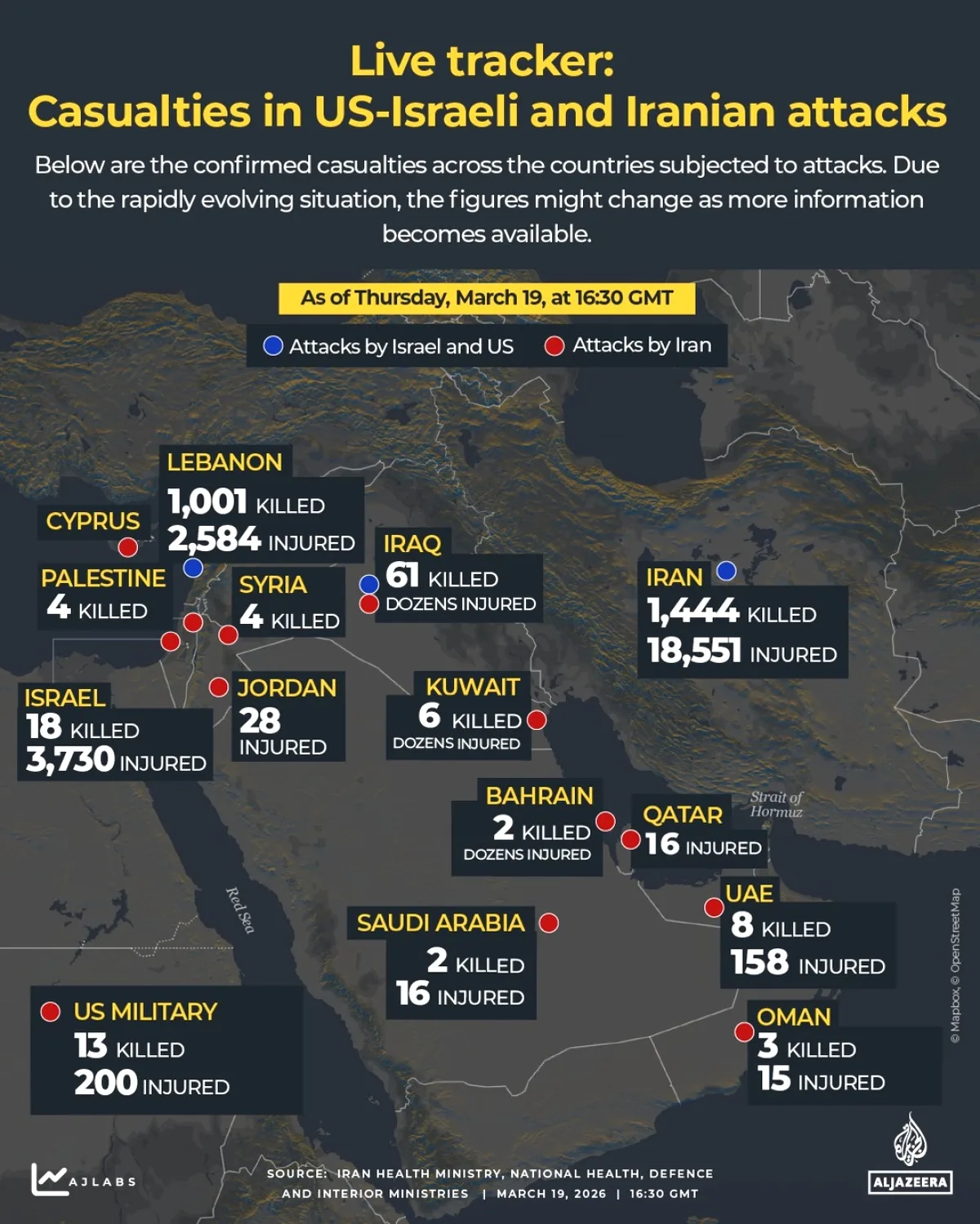 ABD-İsrail ve İran Saldırıları: 12 Ülkede Can Kaybı Bildirildi ABD-İsrail ve İran Saldırıları: 12 Ülkede Can Kaybı Bildirildi