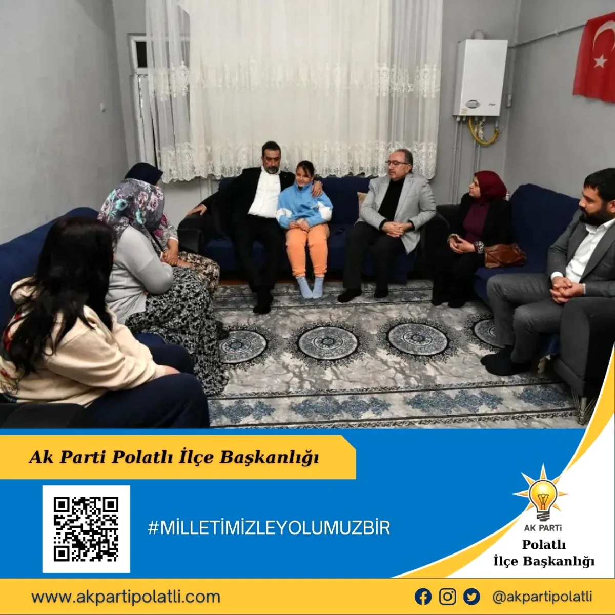AK Parti Ankara İl Başkanı Polatlı'da Hangi Aileyi Ziyaret Etti? AK Parti Ankara İl Başkanı Polatlı'da Hangi Aileyi Ziyaret Etti?