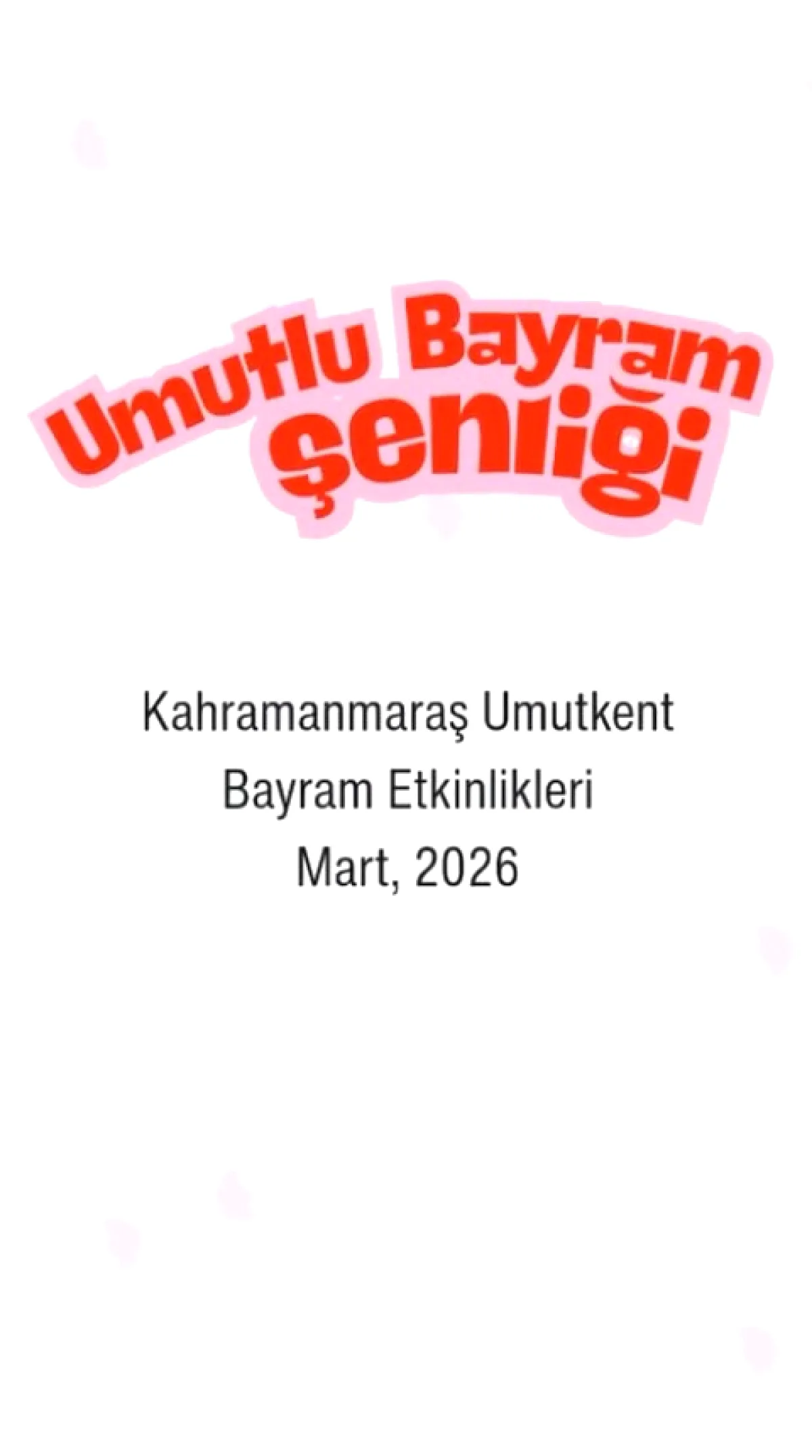 Kahramanmaraş Umutkent'te Erken Bayram: Üç Vakıf Çocuklar İçin Ne Yaptı? Kahramanmaraş Umutkent'te Erken Bayram: Üç Vakıf Çocuklar İçin Ne Yaptı?