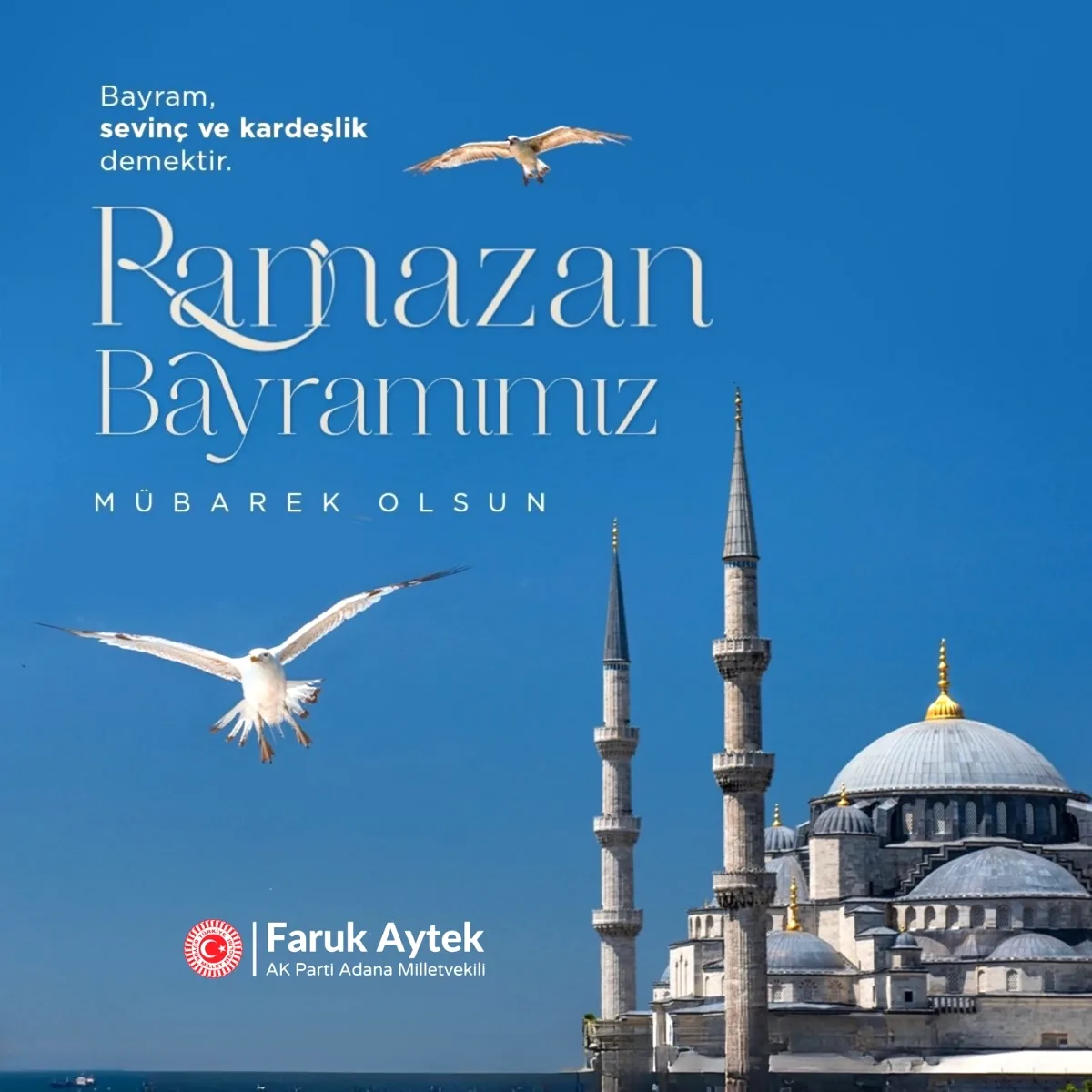 AK Parti Adana Milletvekili Aytek'ten Ramazan Bayramı Mesajı: 'Tüm İnsanlık İçin' Dedi AK Parti Adana Milletvekili Aytek'ten Ramazan Bayramı Mesajı: 'Tüm İnsanlık İçin' Dedi