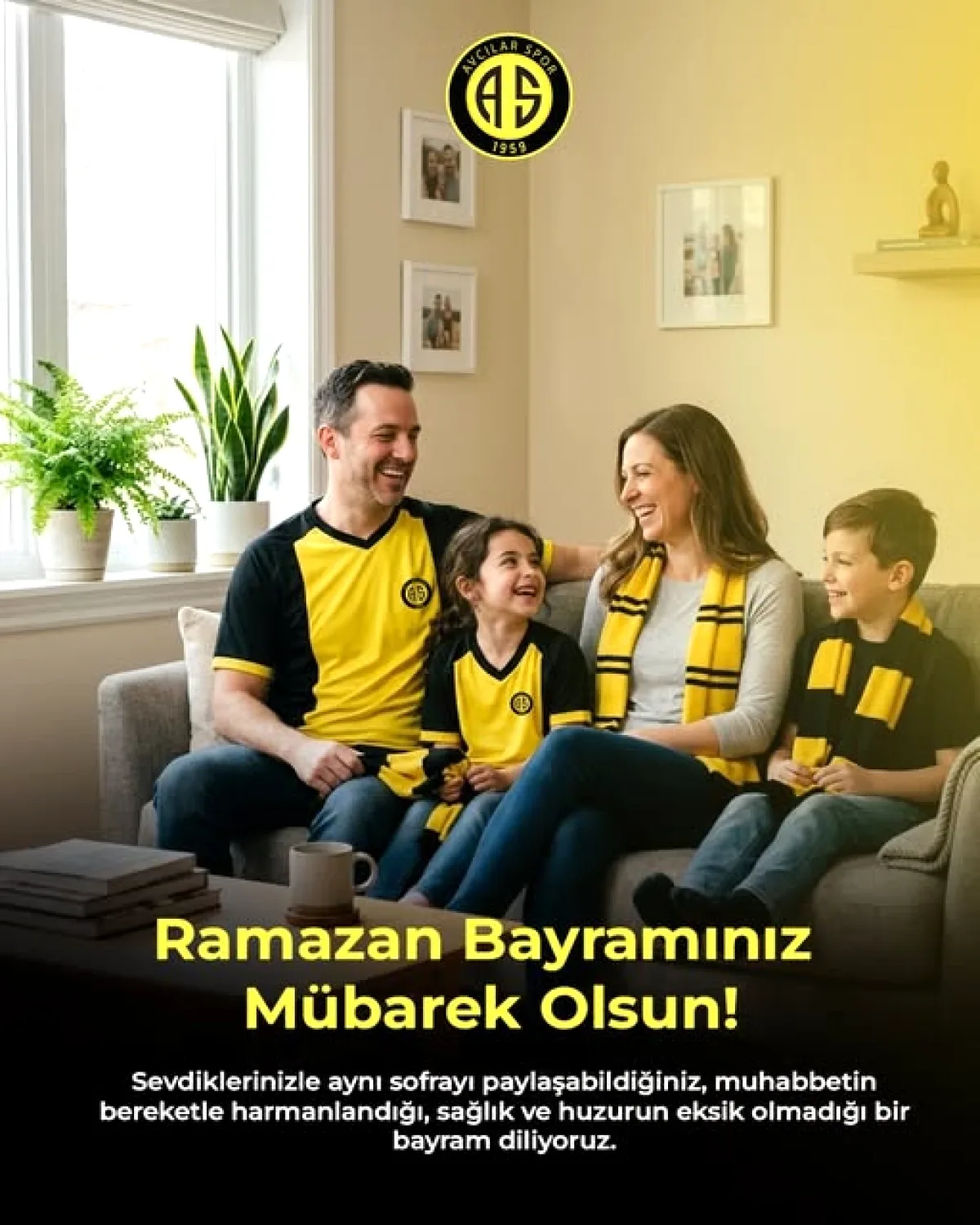 Avcılar Spor'dan Bayram Mesajı: Gülümsemeler Bulaşıcı, Sevgi Büyüyor Avcılar Spor'dan Bayram Mesajı: Gülümsemeler Bulaşıcı, Sevgi Büyüyor