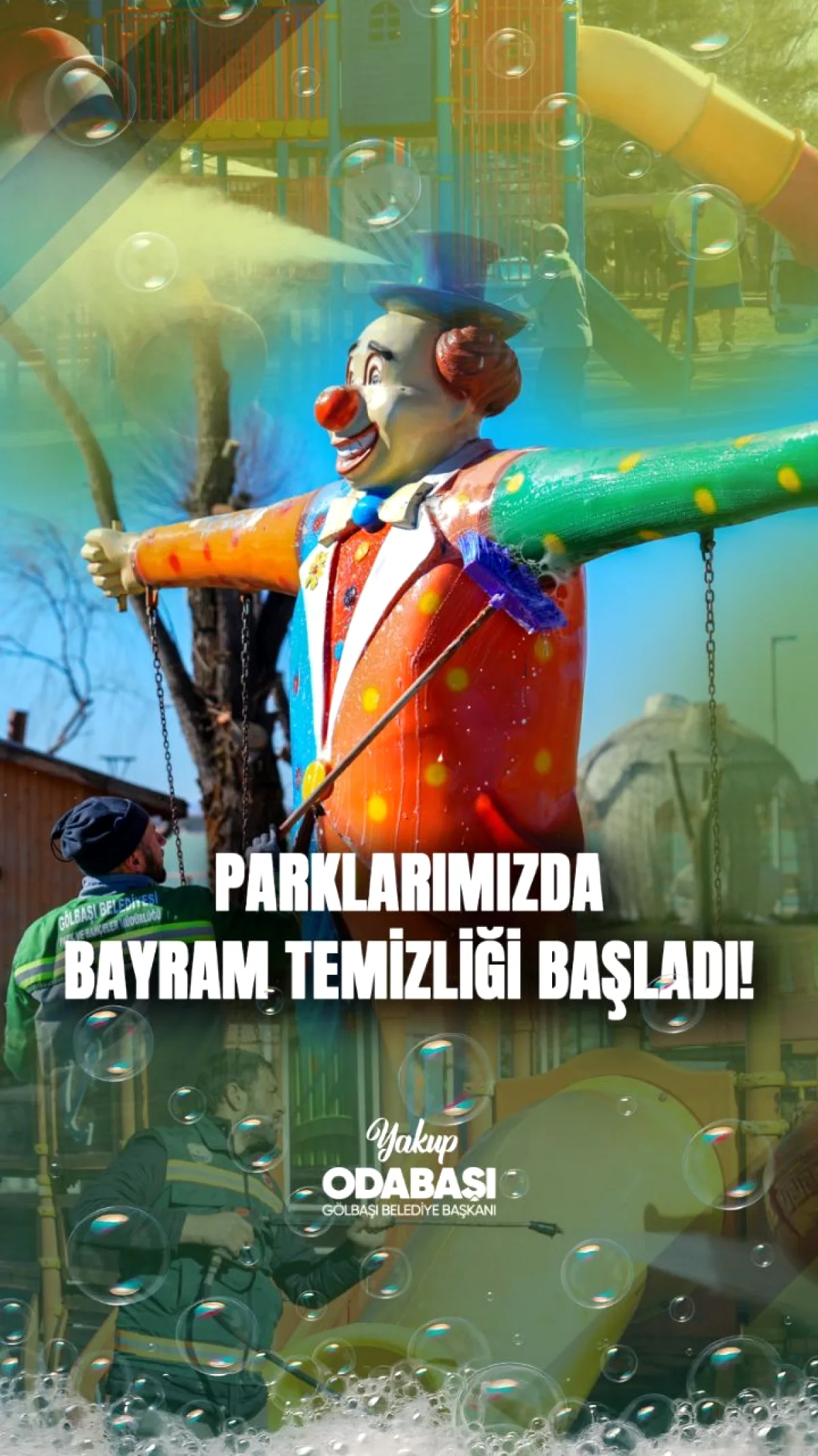Gölbaşı Belediyesi, Parkları Işıl Işıl Hale Getirmek İçin Harekete Geçti Gölbaşı Belediyesi, Parkları Işıl Işıl Hale Getirmek İçin Harekete Geçti
