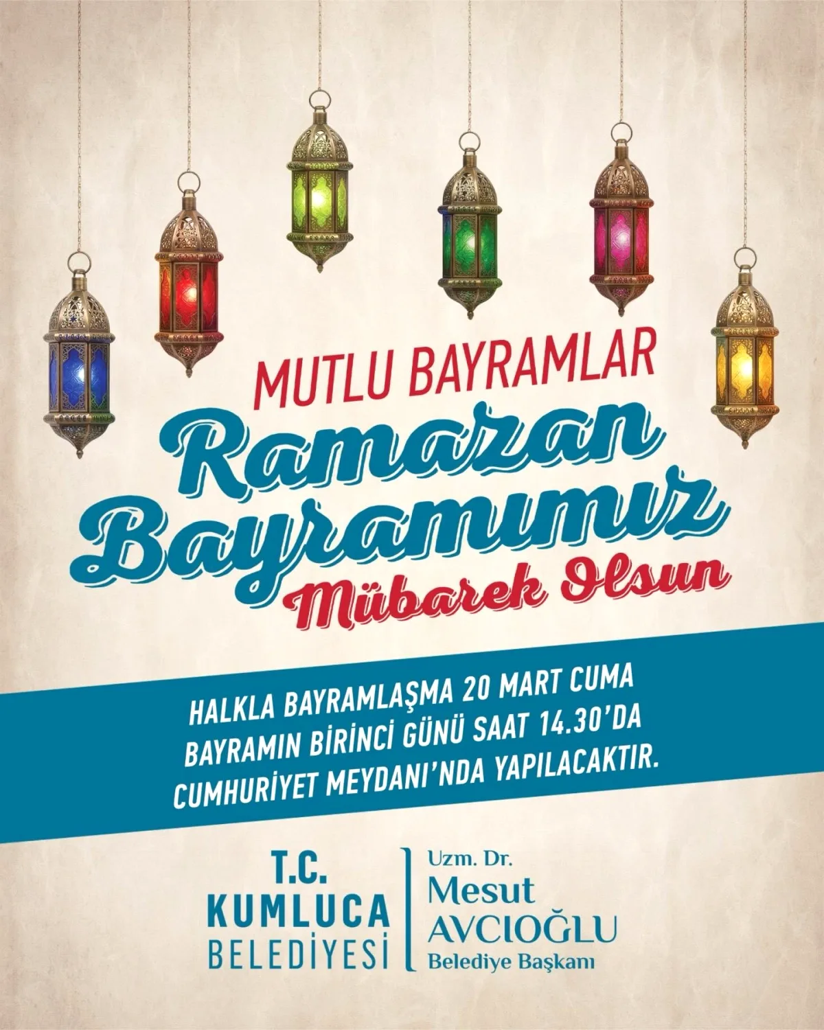 Kumluca'da Ramazan Bayramı Kutlaması: Cumhuriyet Meydanı'nda Buluşma Vakti Kumluca'da Ramazan Bayramı Kutlaması: Cumhuriyet Meydanı'nda Buluşma Vakti