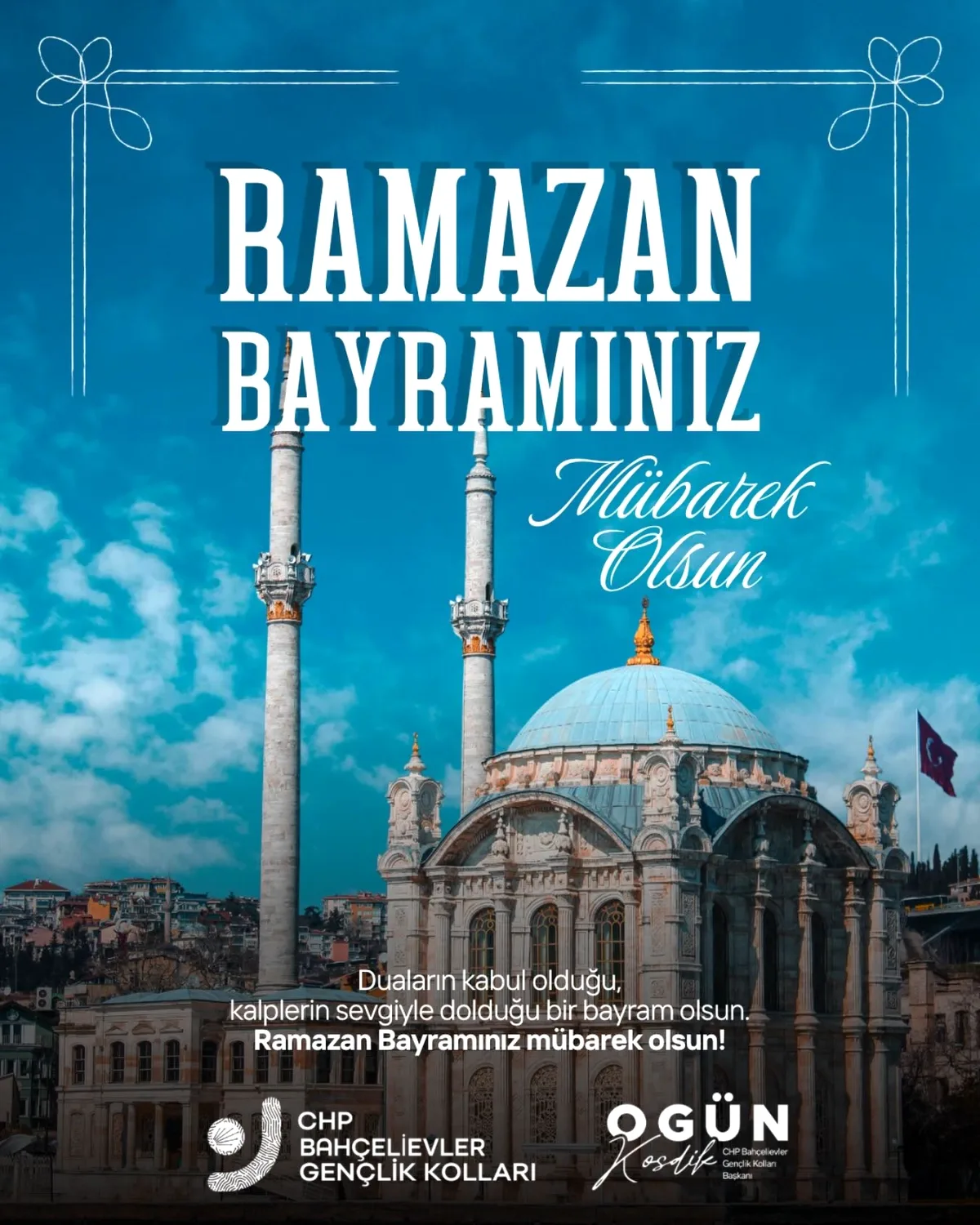 CHP Bahçelievler'den Bayram Mesajı: "Gerçek Bayram Adaletin Olduğu Gündür" CHP Bahçelievler'den Bayram Mesajı: "Gerçek Bayram Adaletin Olduğu Gündür"