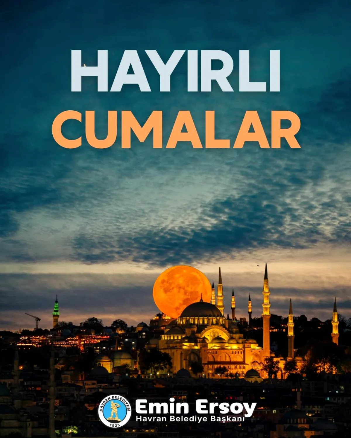 Havran Belediyesi Sosyal Medyada Ne Paylaştı? Cuma Mesajı Dikkat Çekti Havran Belediyesi Sosyal Medyada Ne Paylaştı? Cuma Mesajı Dikkat Çekti