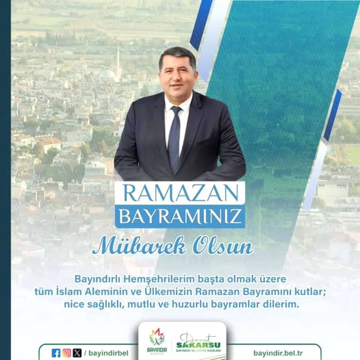 Bayındır'da Bir Ramazan Mesajı: Başkan Sakarsu'dan Vatandaşlara Özel Vurgu Bayındır'da Bir Ramazan Mesajı: Başkan Sakarsu'dan Vatandaşlara Özel Vurgu