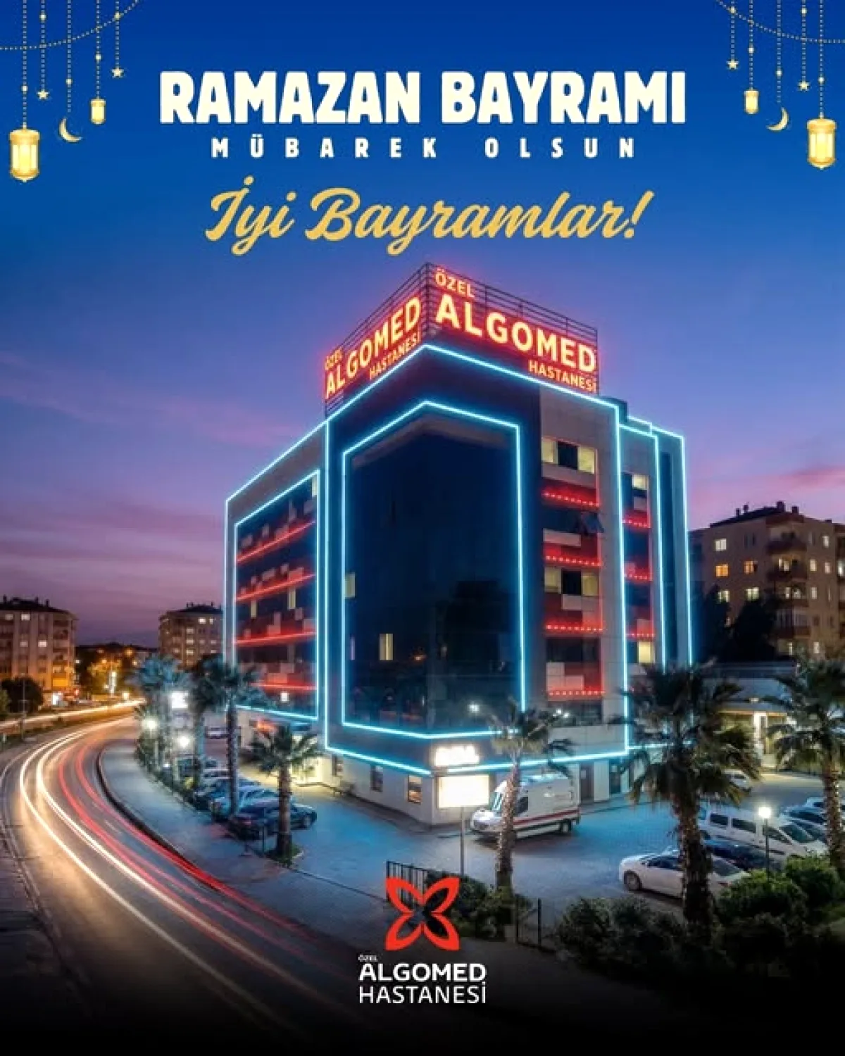 Özel Algomed Hastanesi'nden Ramazan Bayramı Mesajı: Sağlıkla Geçen Bayramlar Diler Özel Algomed Hastanesi'nden Ramazan Bayramı Mesajı: Sağlıkla Geçen Bayramlar Diler