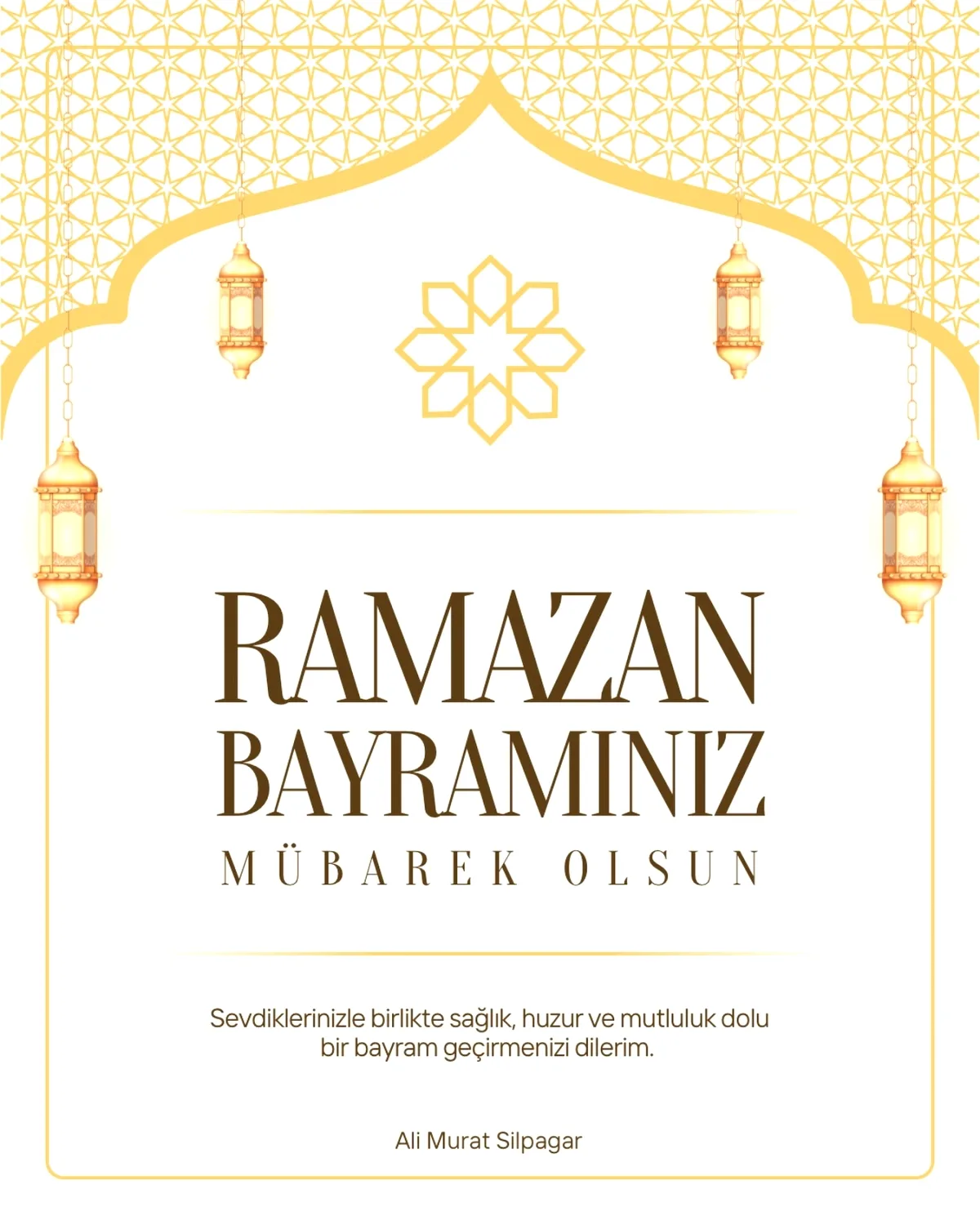 Ali Murat Silpagar'dan Ramazan Bayramı'nda Anlamlı Birlik Vurgusu Ali Murat Silpagar'dan Ramazan Bayramı'nda Anlamlı Birlik Vurgusu