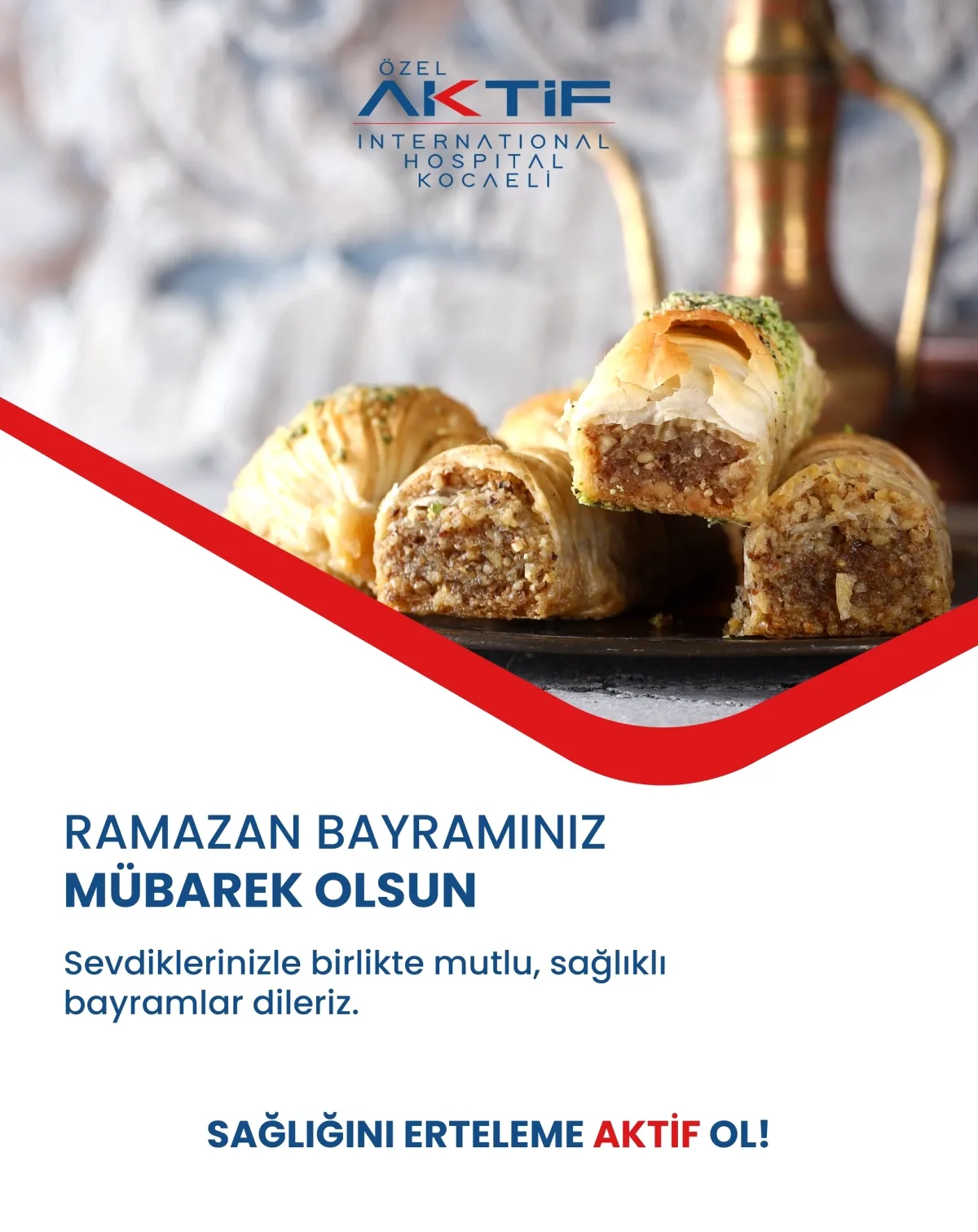 Özel Aktif Kocaeli Hastanesi'nden Bayram Mesajı: Huzur ve Sağlık Vurgusu Özel Aktif Kocaeli Hastanesi'nden Bayram Mesajı: Huzur ve Sağlık Vurgusu
