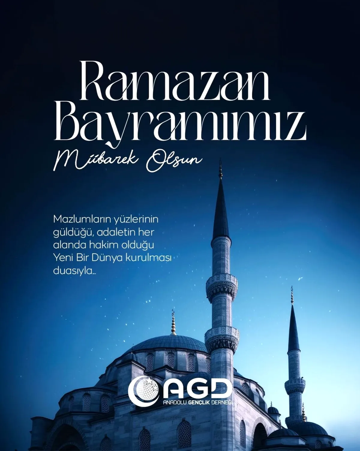 Anadolu Gençlik Derneği Bağcılar'dan Bayram Mesajı: "Ramazan Kardeşliktir" Anadolu Gençlik Derneği Bağcılar'dan Bayram Mesajı: "Ramazan Kardeşliktir"