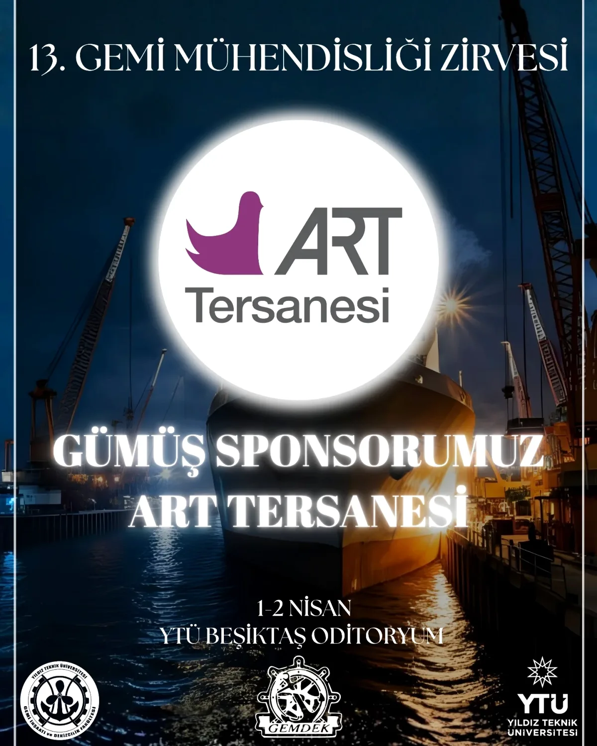 YTÜ Gemi ve Denizcilik Kulübü'nün Zirvesine Önemli Sponsor Katılımı YTÜ Gemi ve Denizcilik Kulübü'nün Zirvesine Önemli Sponsor Katılımı