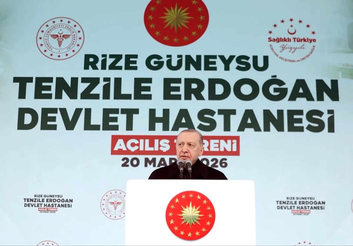 Cumhurbaşkanı Erdoğan, Güneysu Tenzile Erdoğan Devlet Hastanesi'nin Açılışını Gerçekleştirdi Cumhurbaşkanı Erdoğan, Güneysu Tenzile Erdoğan Devlet Hastanesi'nin Açılışını Gerçekleştirdi