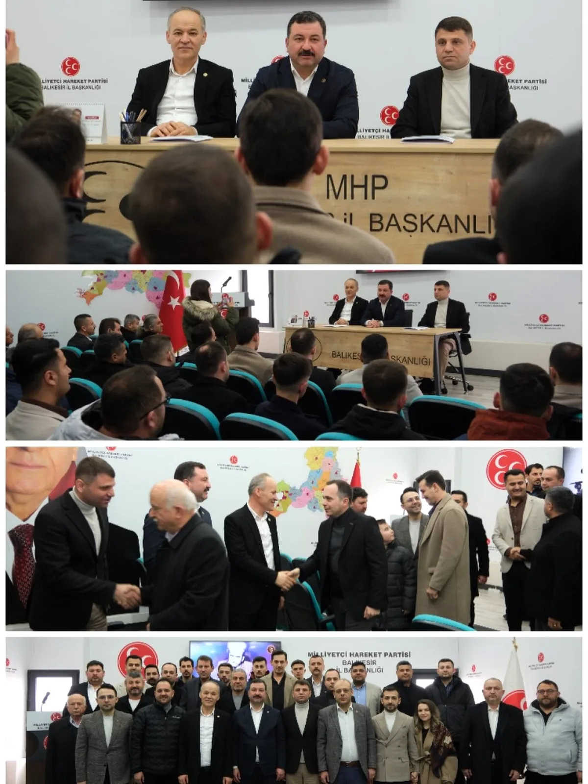MHP Balıkesir İl Başkanlığı'nda Bayramlaşma Programı Gerçekleştirildi MHP Balıkesir İl Başkanlığı'nda Bayramlaşma Programı Gerçekleştirildi