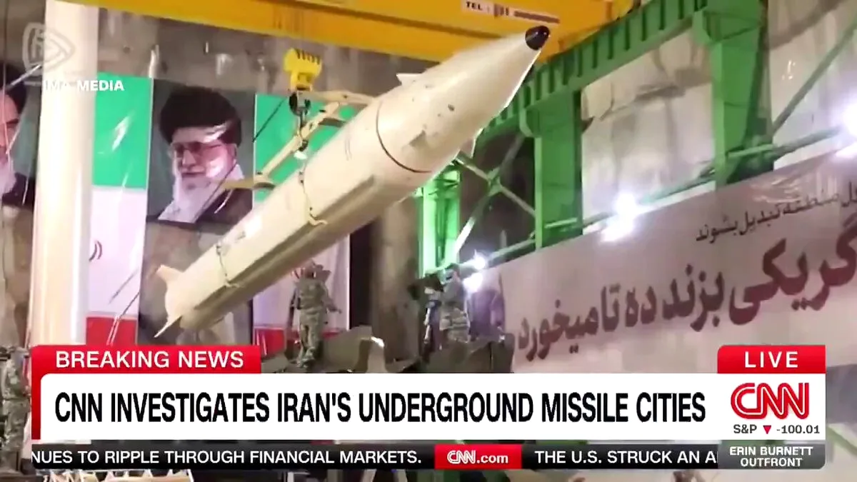 CNN, İran'ın Yer Altı Füze Depolarını Görüntüledi CNN, İran'ın Yer Altı Füze Depolarını Görüntüledi