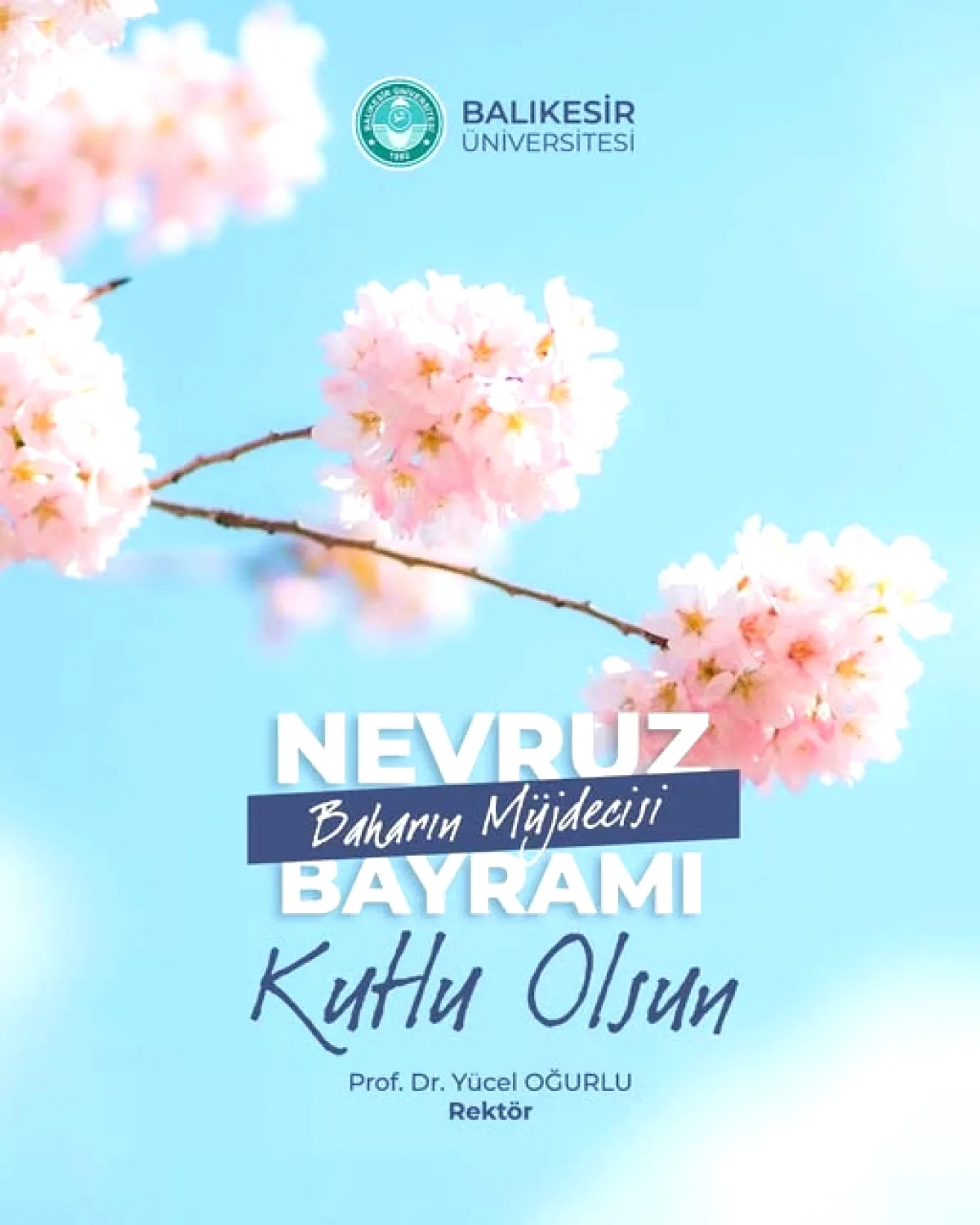 Balıkesir Üniversitesi Rektörü'nden Özel Bir Mesaj Balıkesir Üniversitesi Rektörü'nden Özel Bir Mesaj