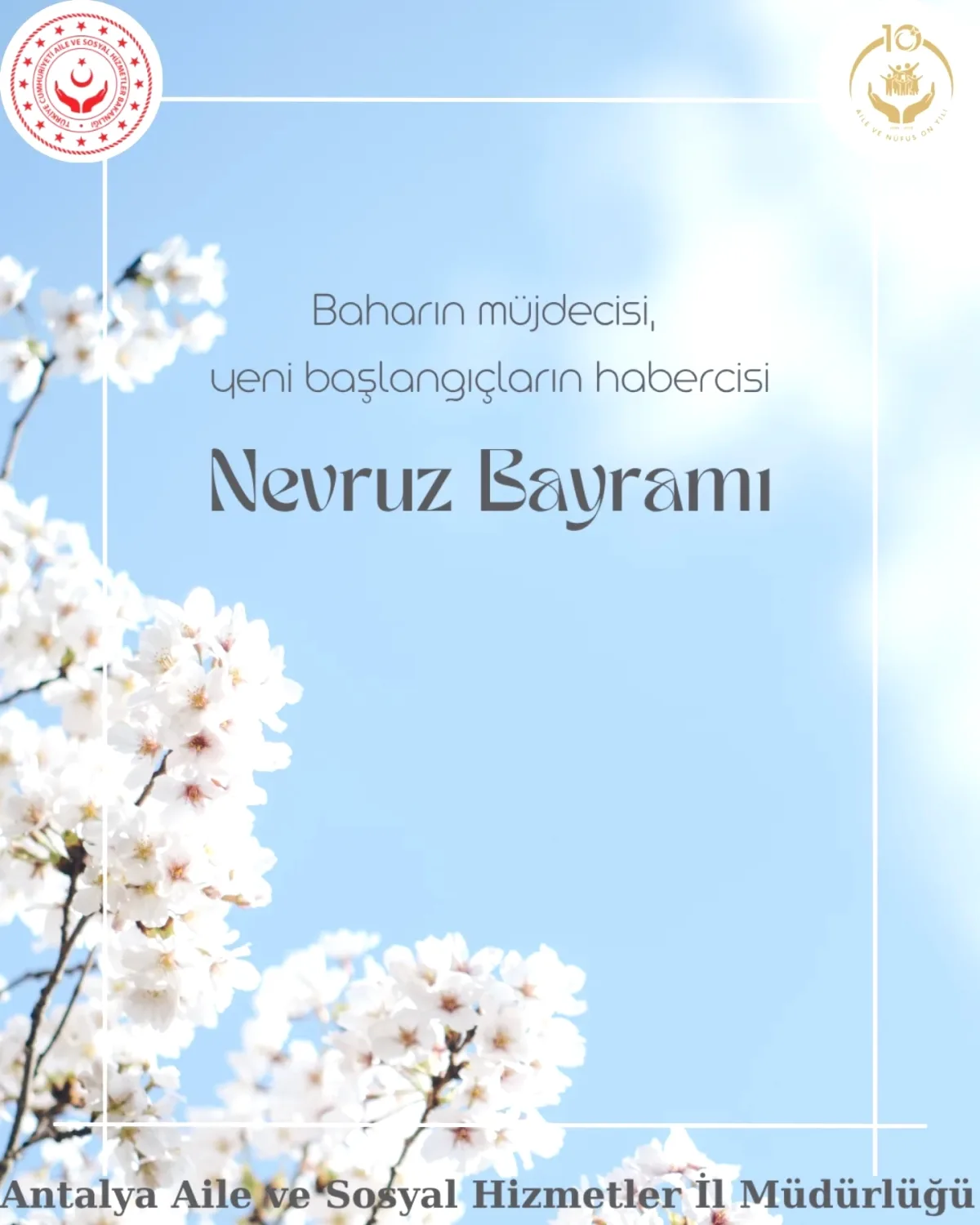 Antalya'dan Kamu Kurumundan Anlamlı Nevruz Temennisi Antalya'dan Kamu Kurumundan Anlamlı Nevruz Temennisi