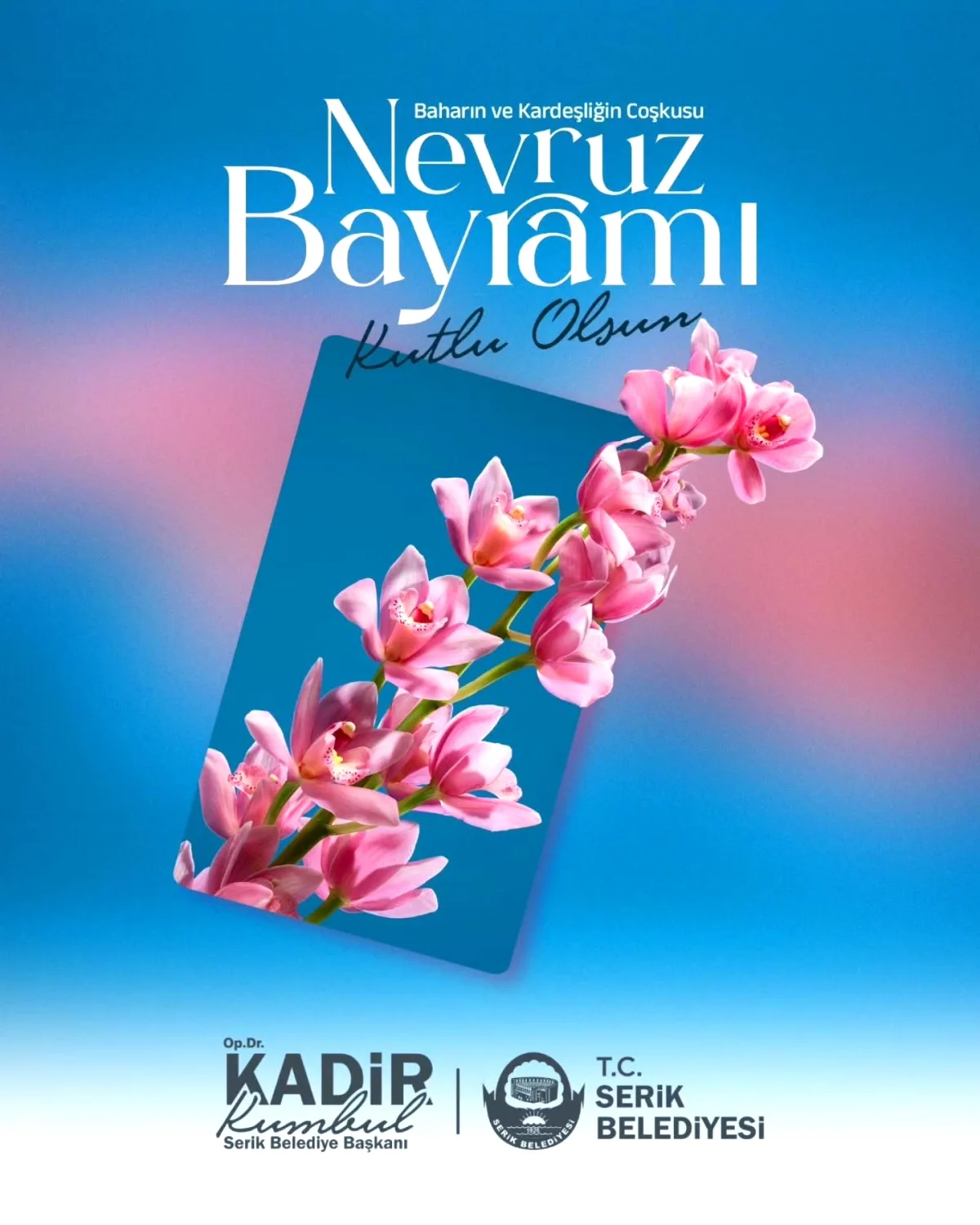 Serik Belediyesi'nden Bahar ve Kardeşlik Mesajı Serik Belediyesi'nden Bahar ve Kardeşlik Mesajı