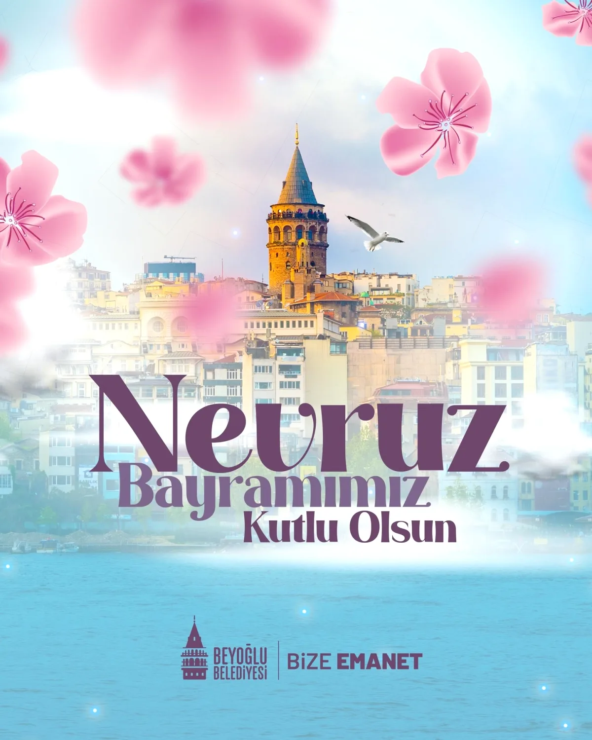 Beyoğlu'ndan Baharın Müjdesine Özel Mesaj Beyoğlu'ndan Baharın Müjdesine Özel Mesaj