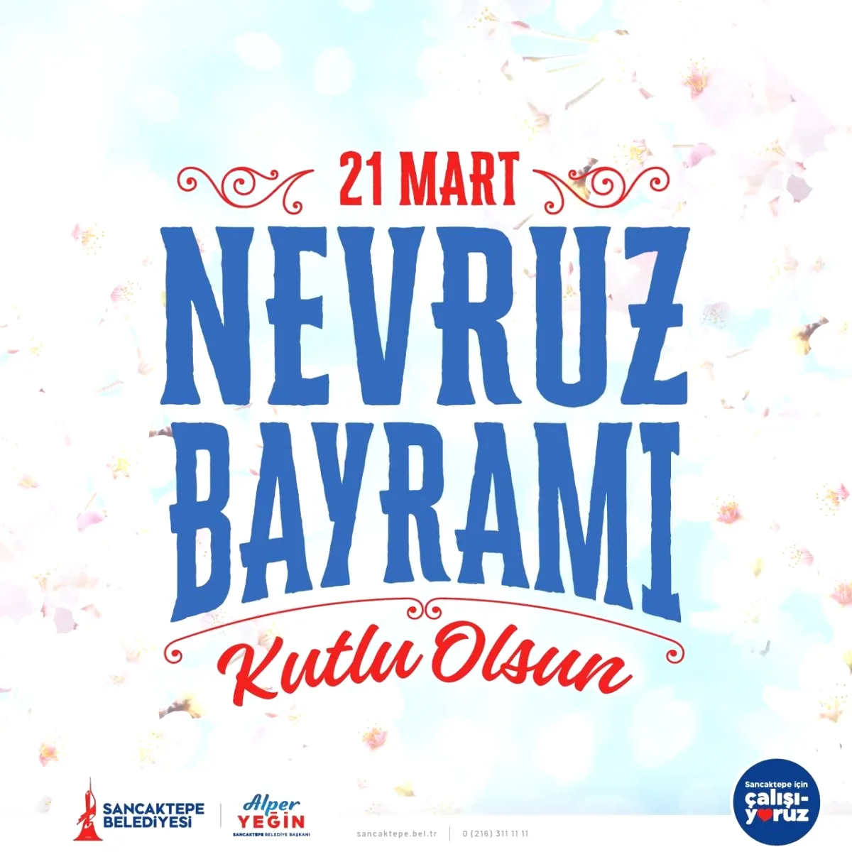 Sancaktepe'den Nevruz'da Barış ve Bereket Temennisi Sancaktepe'den Nevruz'da Barış ve Bereket Temennisi