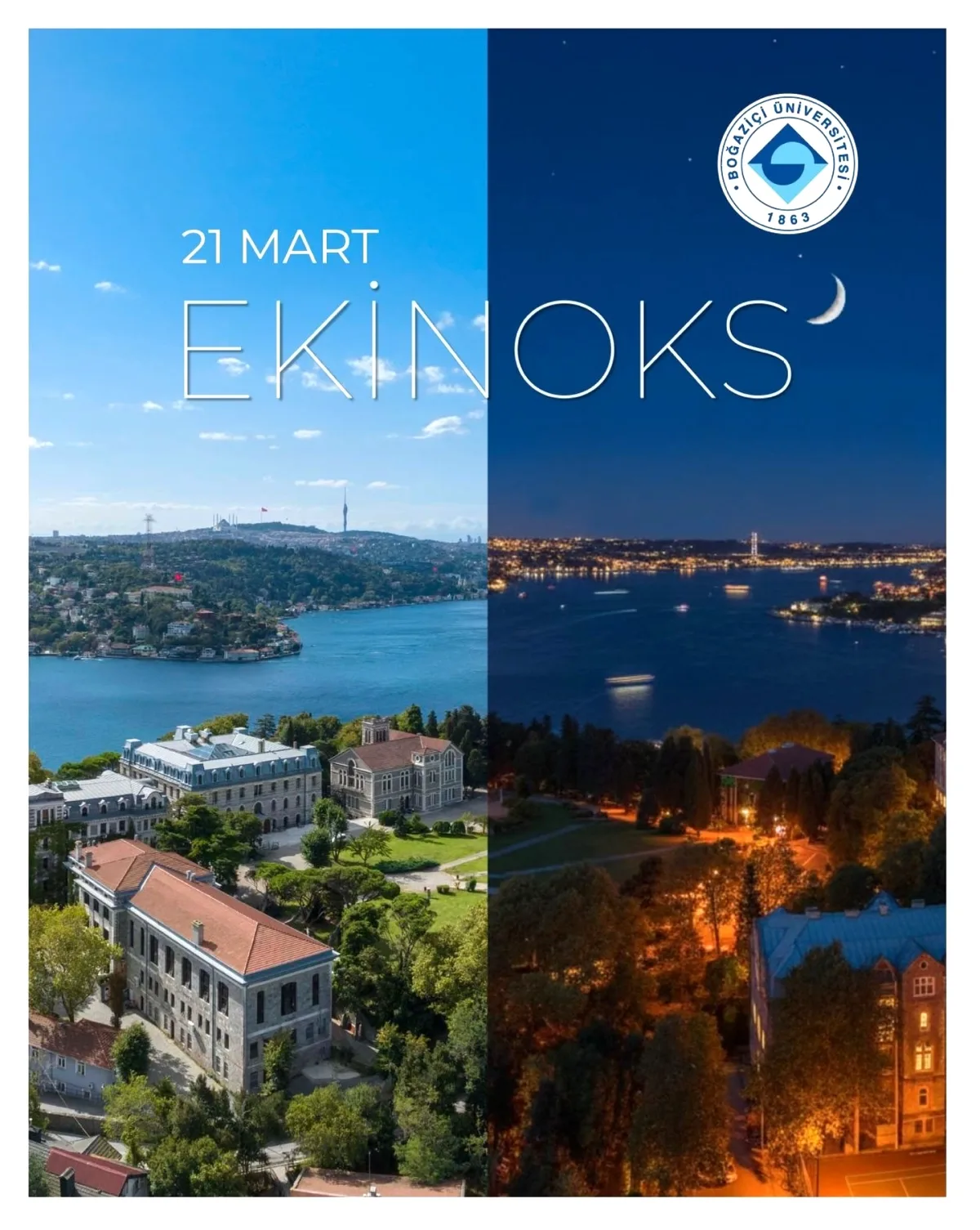 Boğaziçi Üniversitesi'nden 21 Mart'ta Anlamlı Mesaj Boğaziçi Üniversitesi'nden 21 Mart'ta Anlamlı Mesaj
