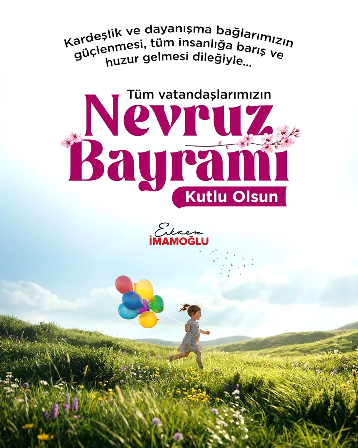 İmamoğlu'ndan Nevruz Mesajı: "Farklılıklarımız Zenginliğimiz" İmamoğlu'ndan Nevruz Mesajı: "Farklılıklarımız Zenginliğimiz"