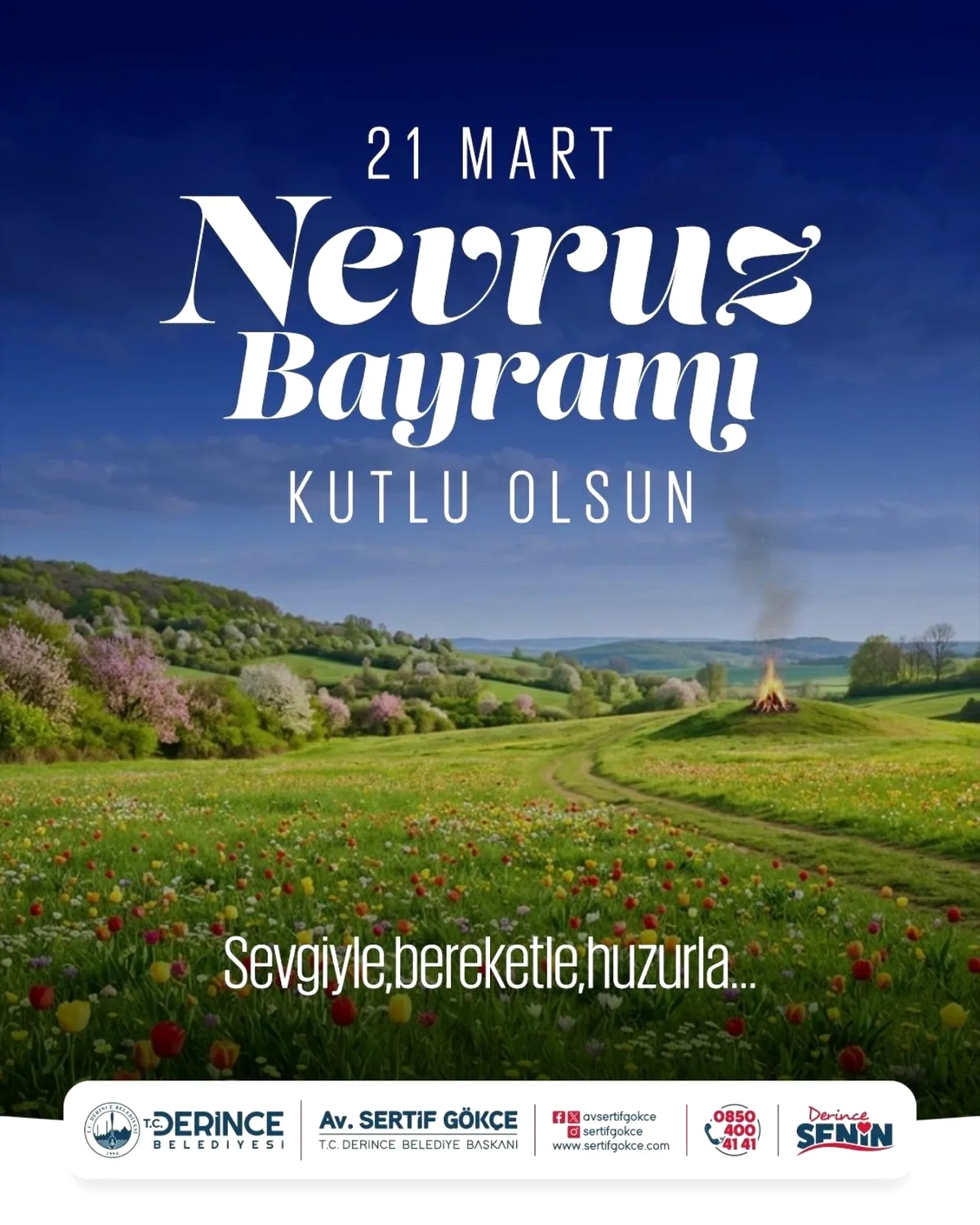 Başkan Gökçe'den Nevruz Mesajında Umut Vurgusu Başkan Gökçe'den Nevruz Mesajında Umut Vurgusu