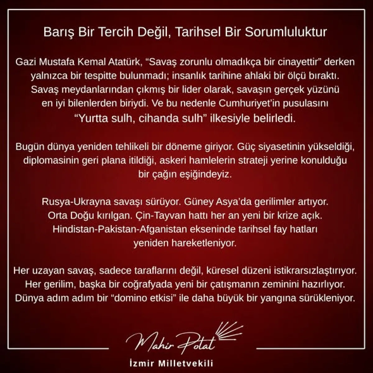 CHP'li Vekilden DİSK'e Özel Mesaj CHP'li Vekilden DİSK'e Özel Mesaj