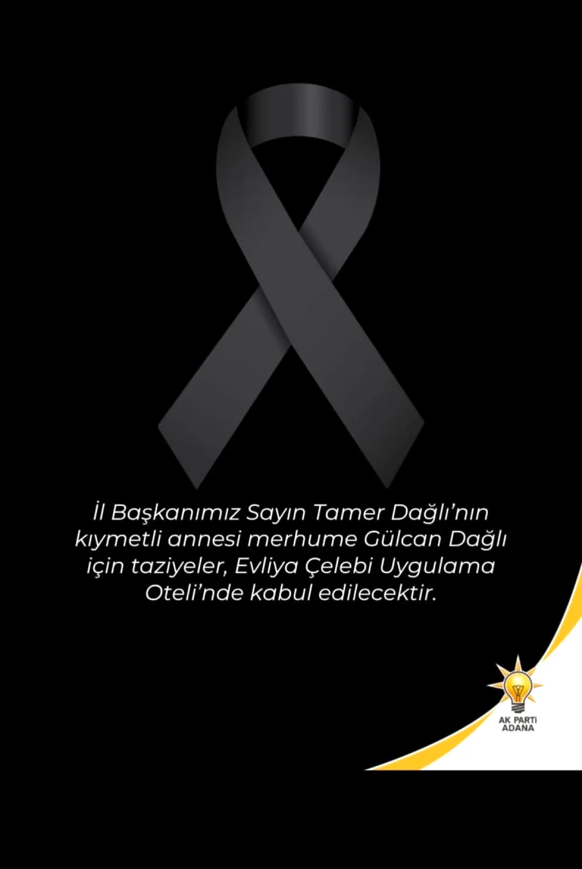 AK Partili İl Başkanı İçin Taziye Kabulü AK Partili İl Başkanı İçin Taziye Kabulü