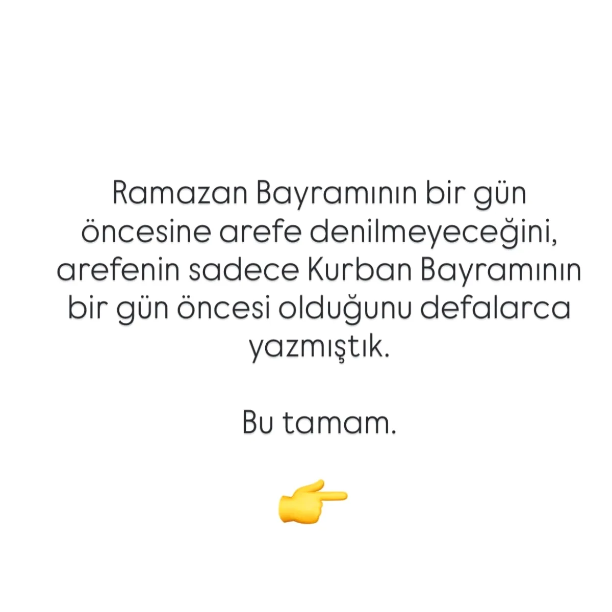 Ramazan Bayramı'nda Oruç Yasağının Dayanağı Ortaya Çıktı Ramazan Bayramı'nda Oruç Yasağının Dayanağı Ortaya Çıktı