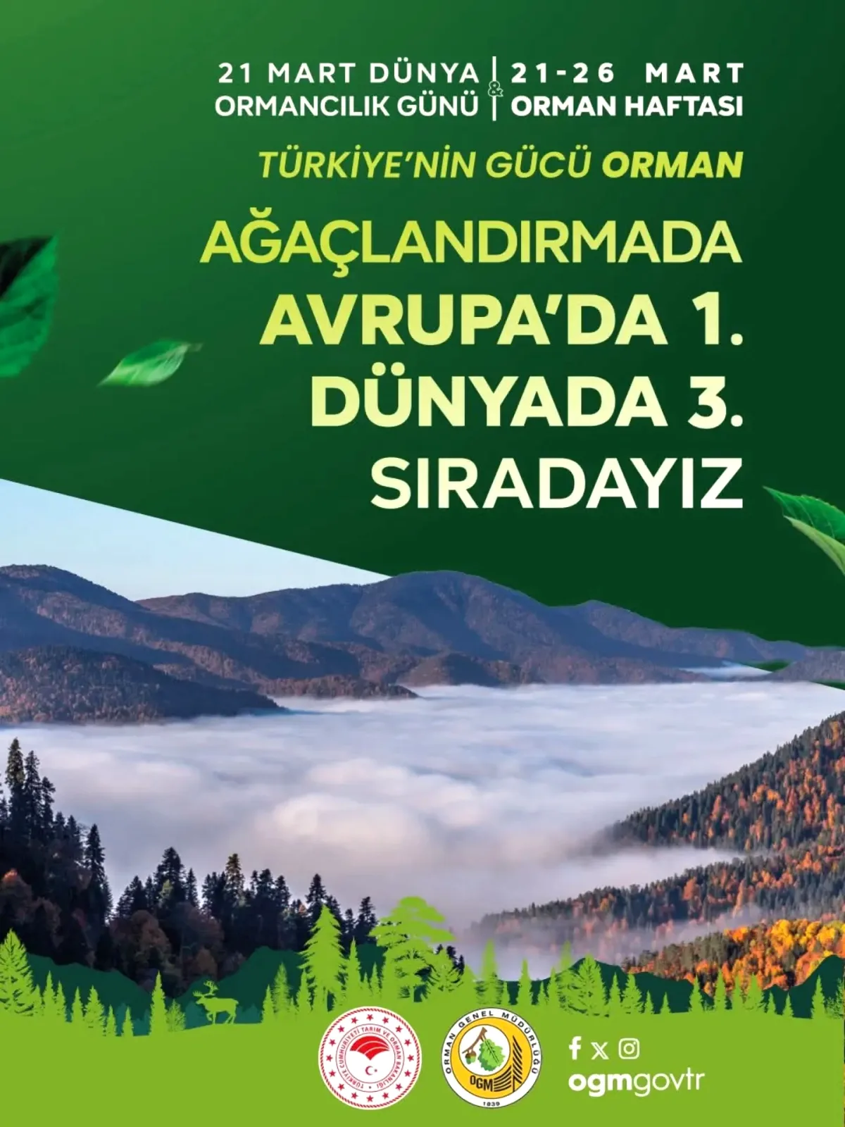 Balıkesir Orman Bölge Müdürlüğü'nden 21 Mart Mesajı Balıkesir Orman Bölge Müdürlüğü'nden 21 Mart Mesajı