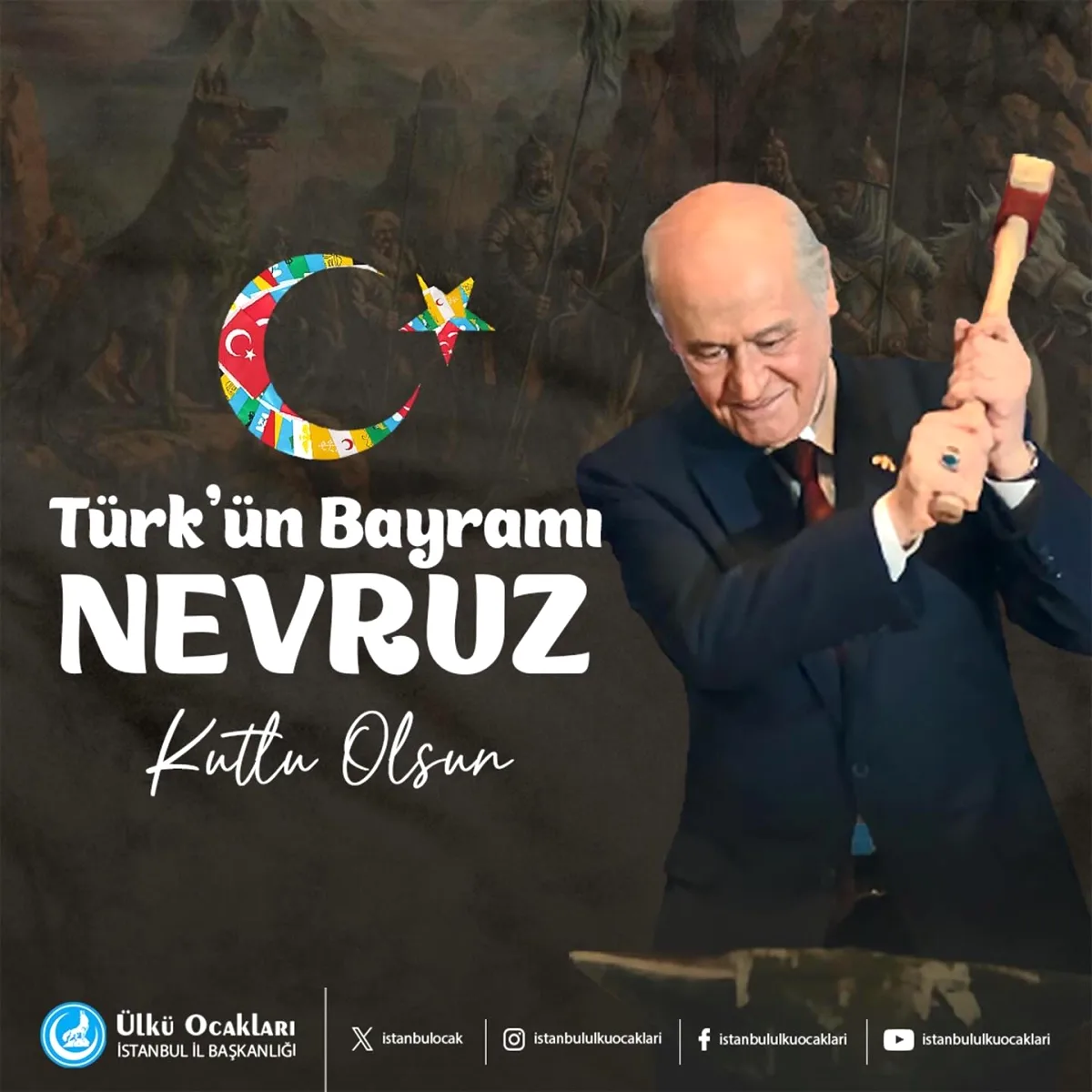 Bahçelievler'de Geleneksel Kutlama Mesajı Bahçelievler'de Geleneksel Kutlama Mesajı